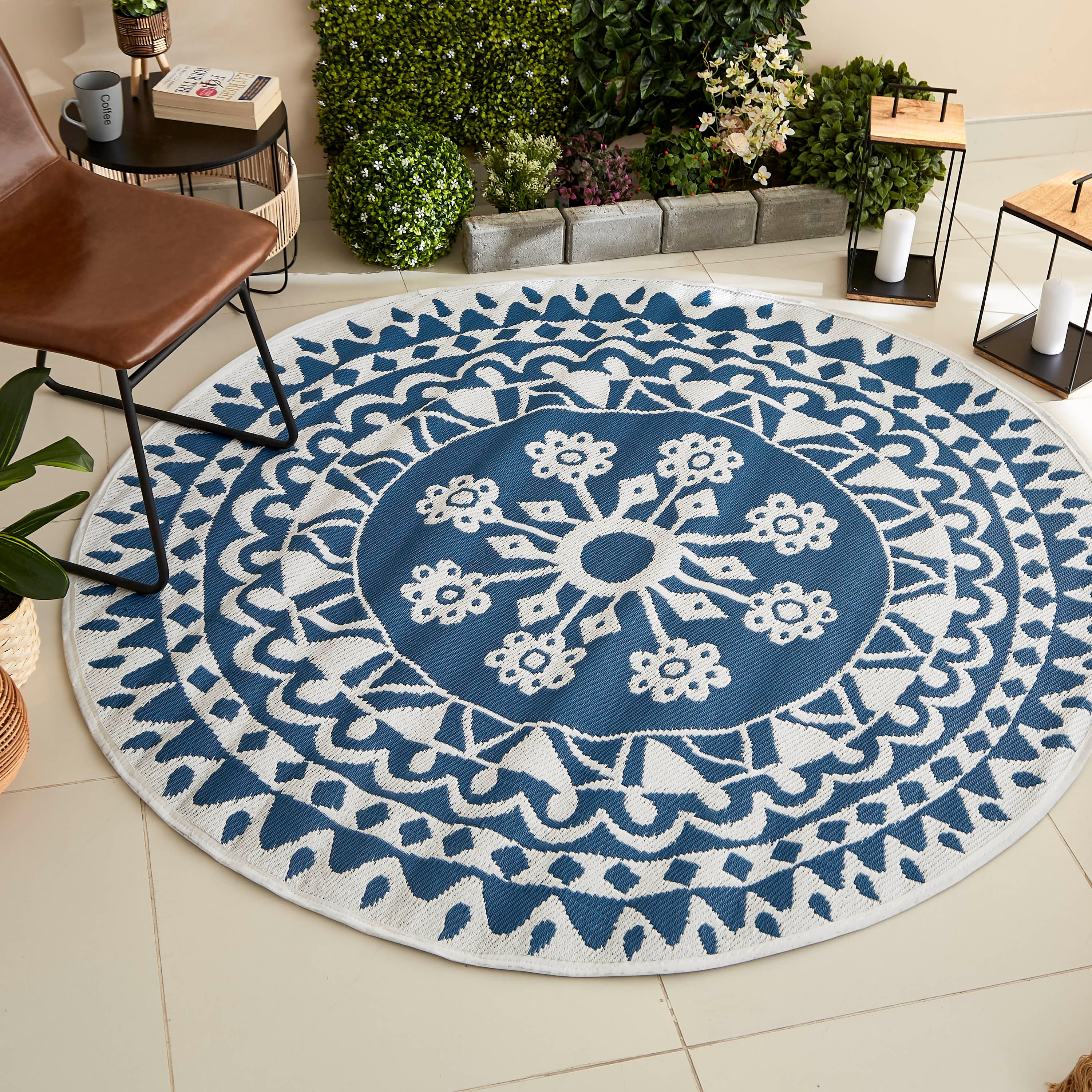 Arlo Mila Outdoor Indoor Round Mat - 180 cm-hbxhomeware-hbxlivingroom-image-2