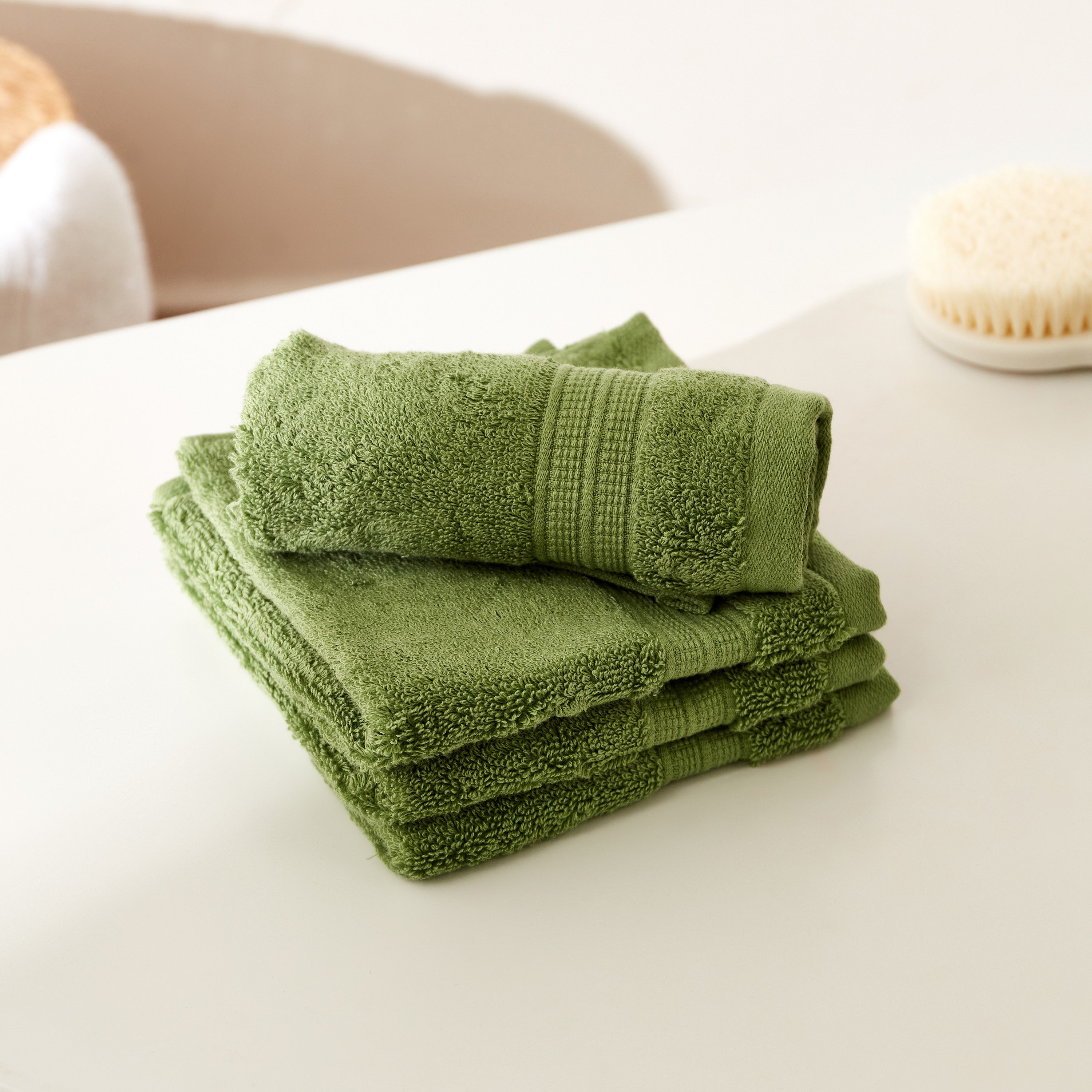 Air Rich 4-Piece Face Towel Set - 30x30 cm-hbxbathroom-bathroomtextiles-image-2