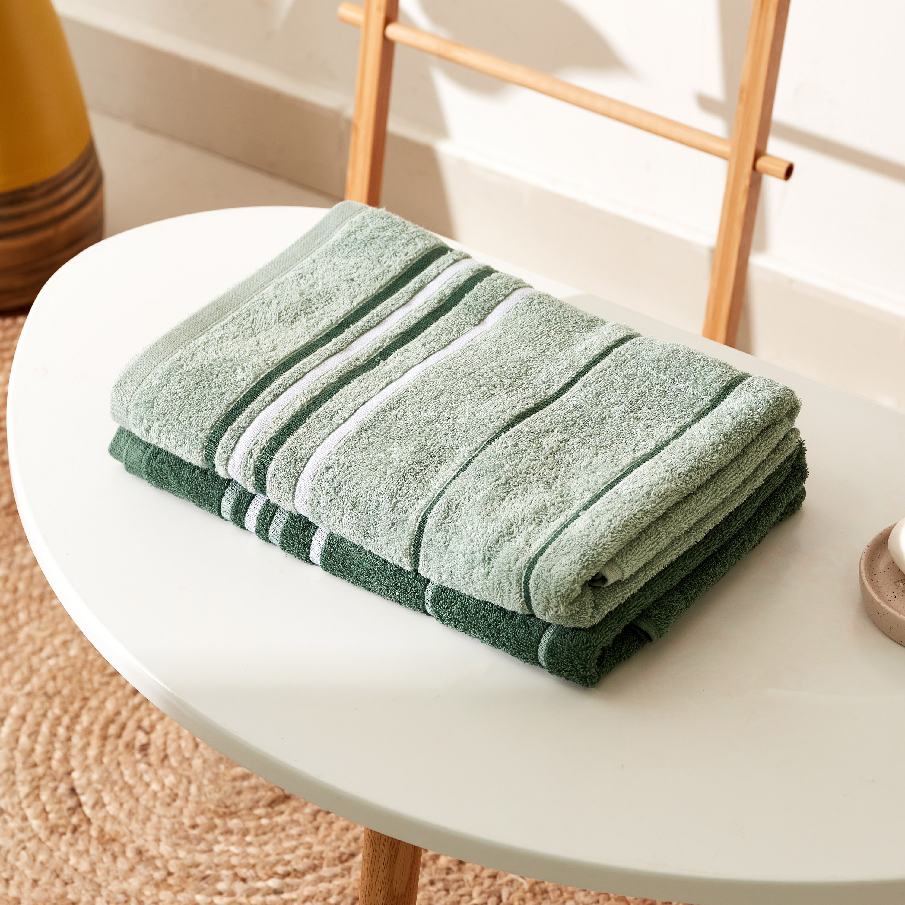 طقم مناشف حمام قطعتين من بريستول - 65x135 سم-hbxbathroom-bathroomtextiles-image-2