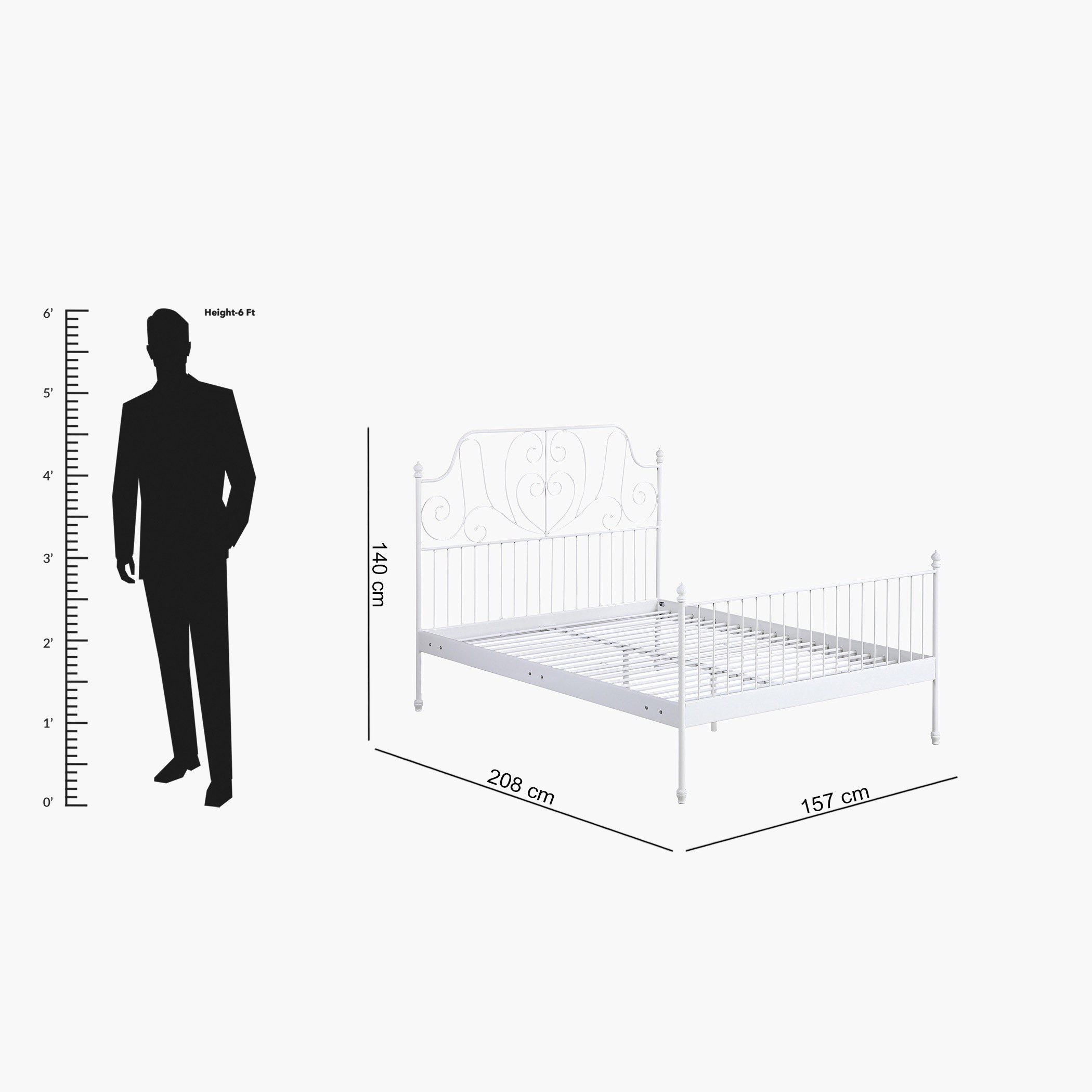 سرير كوين معدن - ستوفا إزابيلا من موڤو - 150x200 سم-hbxbedroom-bedsandbedsets-beds-queen-image-8