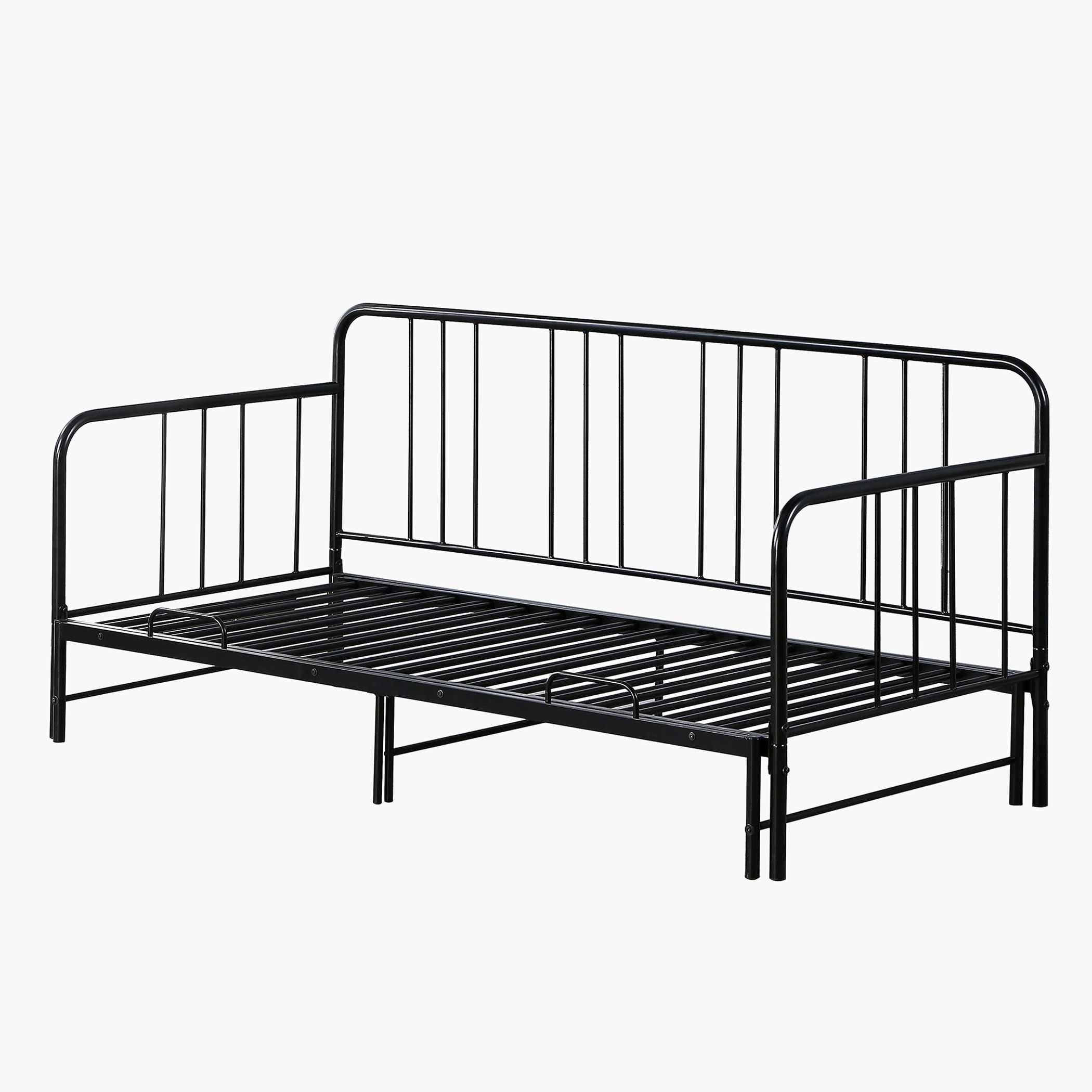 Movo Finland Extendable Metal Single Day Bed - 90x200 cm-hbxbedroom-bedsandbedsets-daybeds-image-3