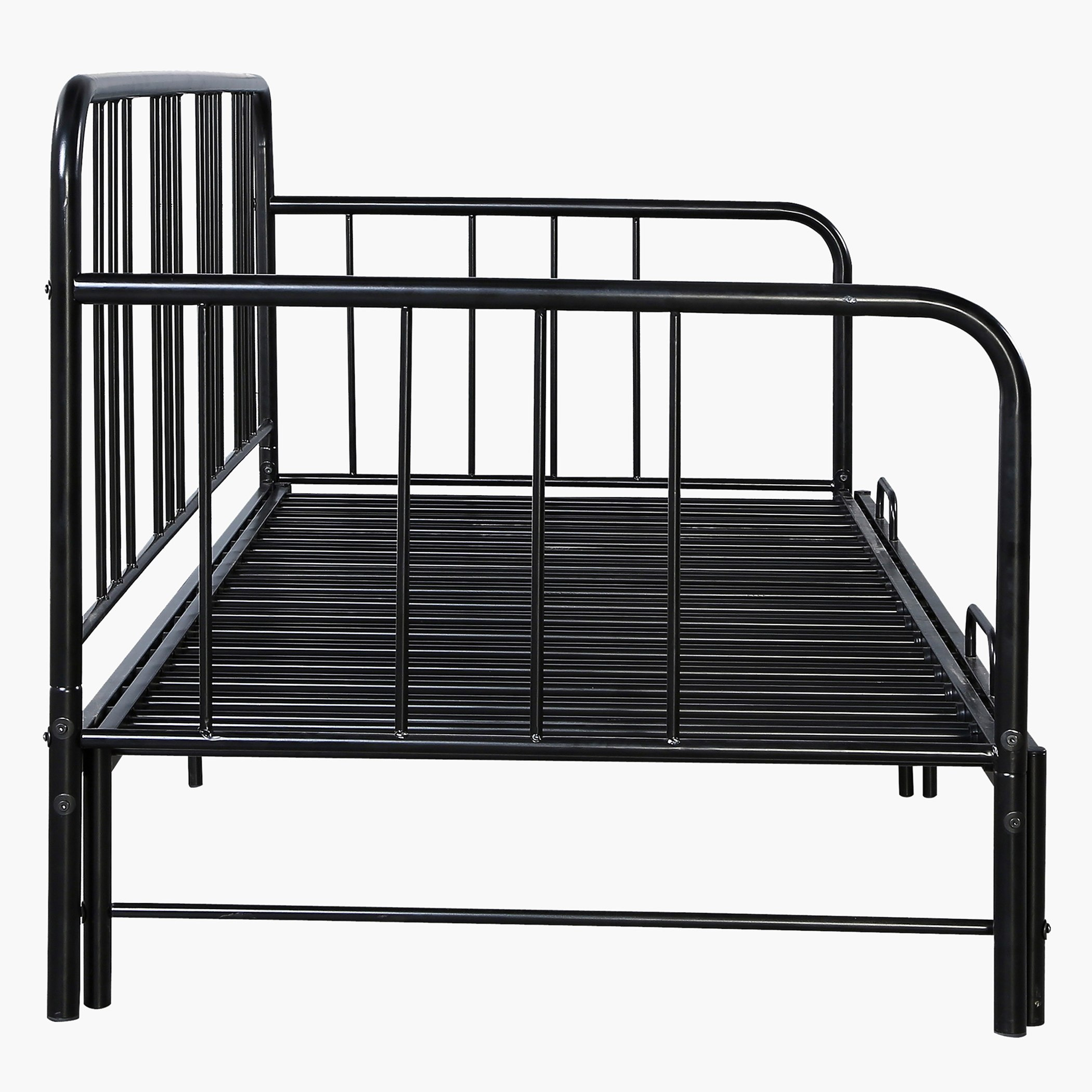 Movo Finland Extendable Metal Single Day Bed - 90x200 cm-hbxbedroom-bedsandbedsets-daybeds-image-5