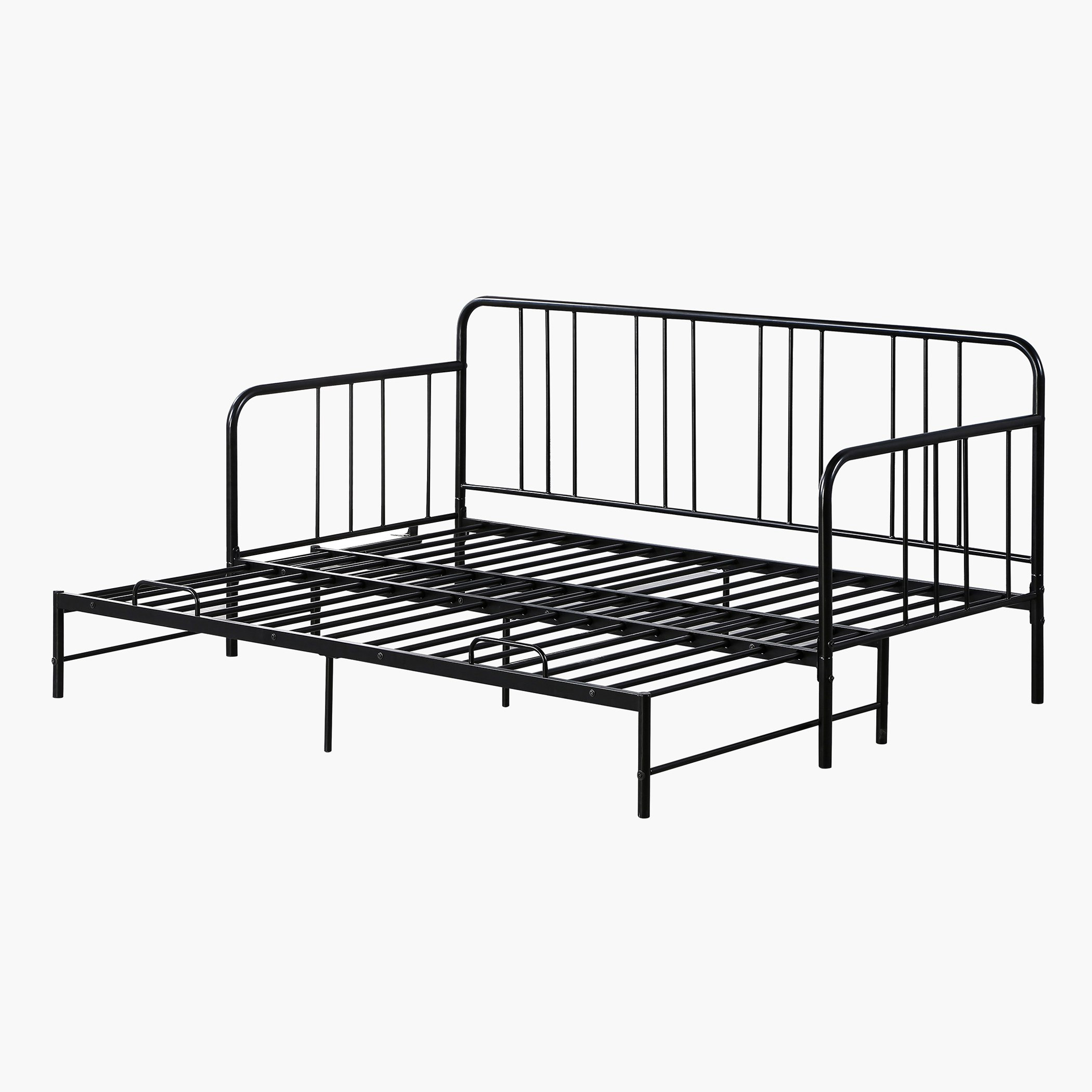 Movo Finland Extendable Metal Single Day Bed - 90x200 cm-hbxbedroom-bedsandbedsets-daybeds-image-7