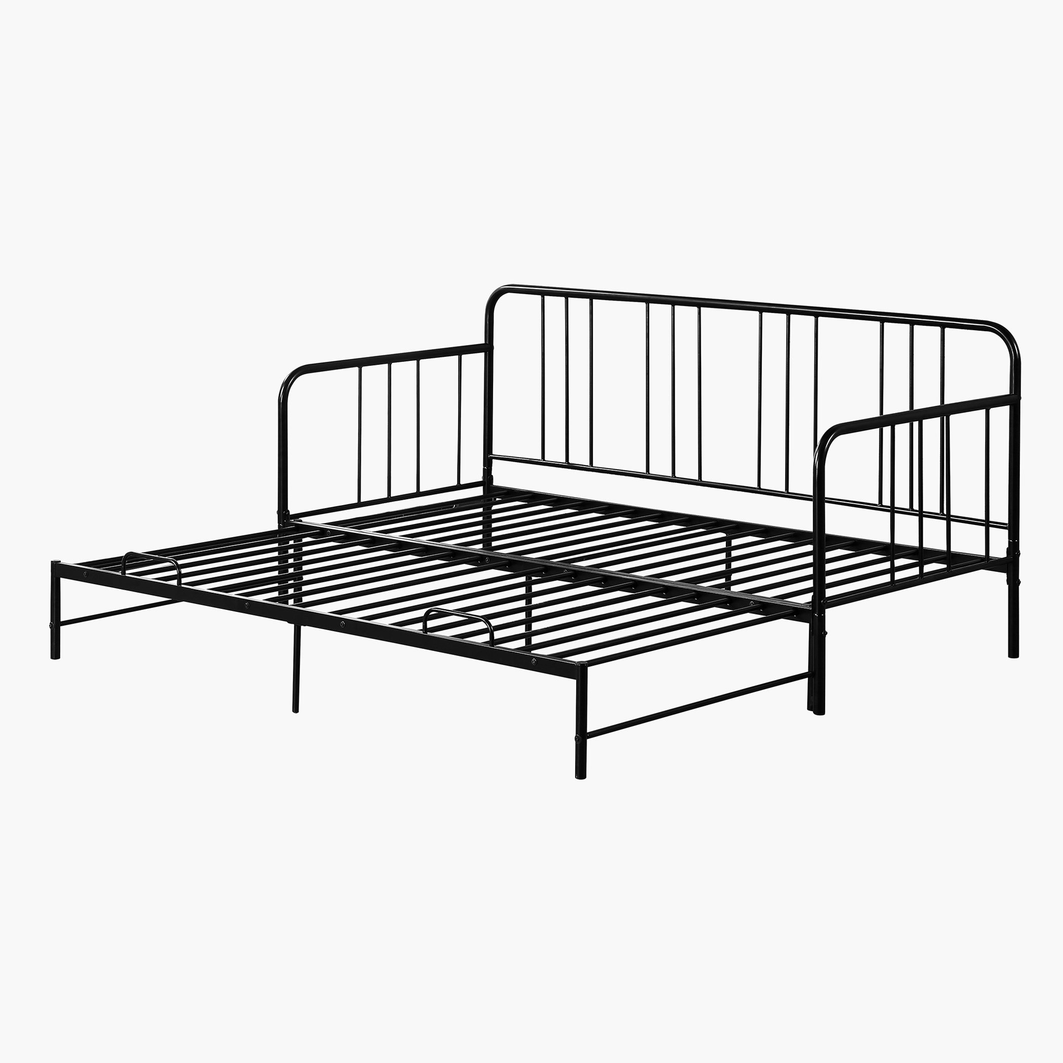 Movo Finland Extendable Metal Single Day Bed - 90x200 cm-hbxbedroom-bedsandbedsets-daybeds-image-8
