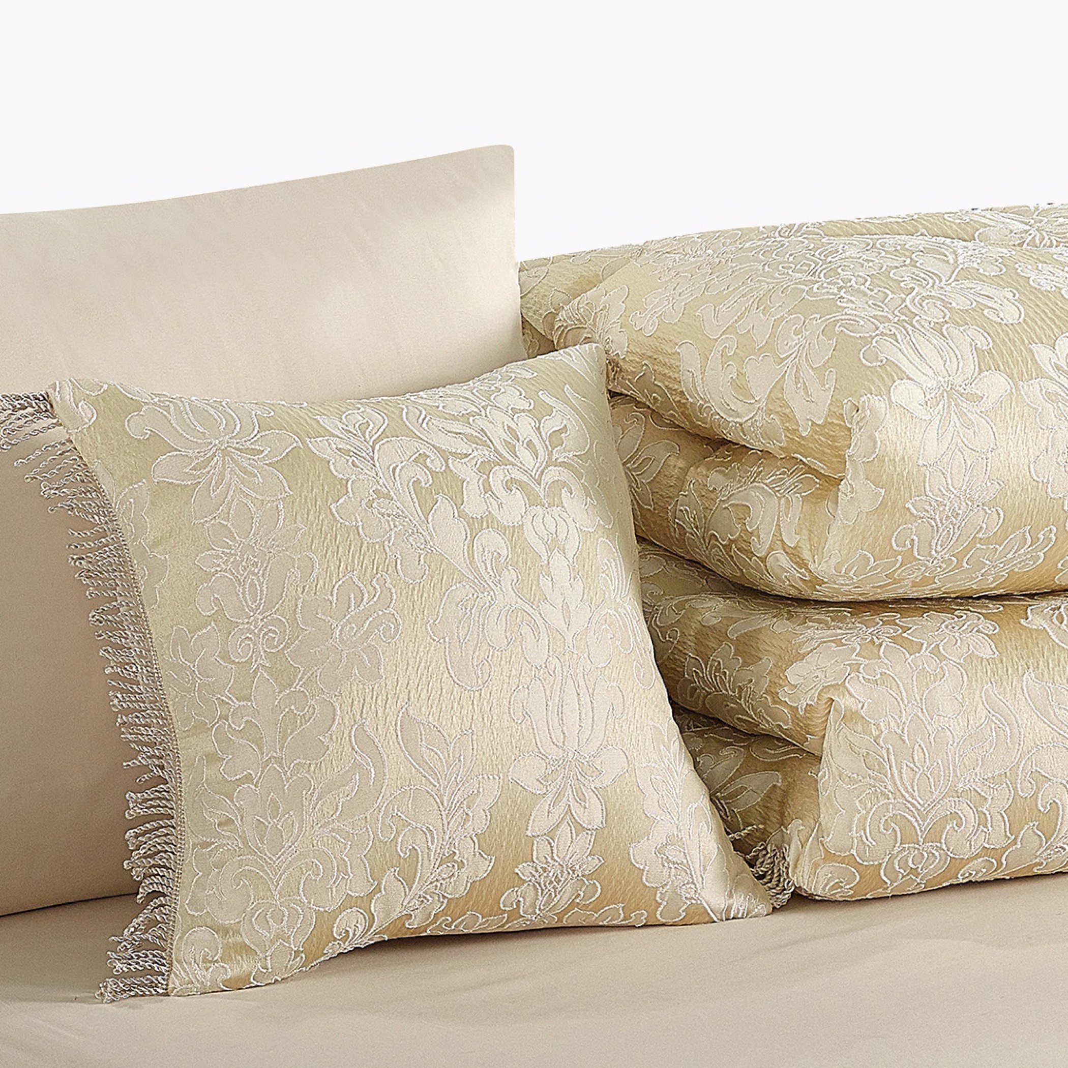 طقم لحاف كينج جاكار 5 قطع من إيزابيلا شنيل - 220x240 سم-hbxhomeware-hbxdecorandfurnishings-image-2