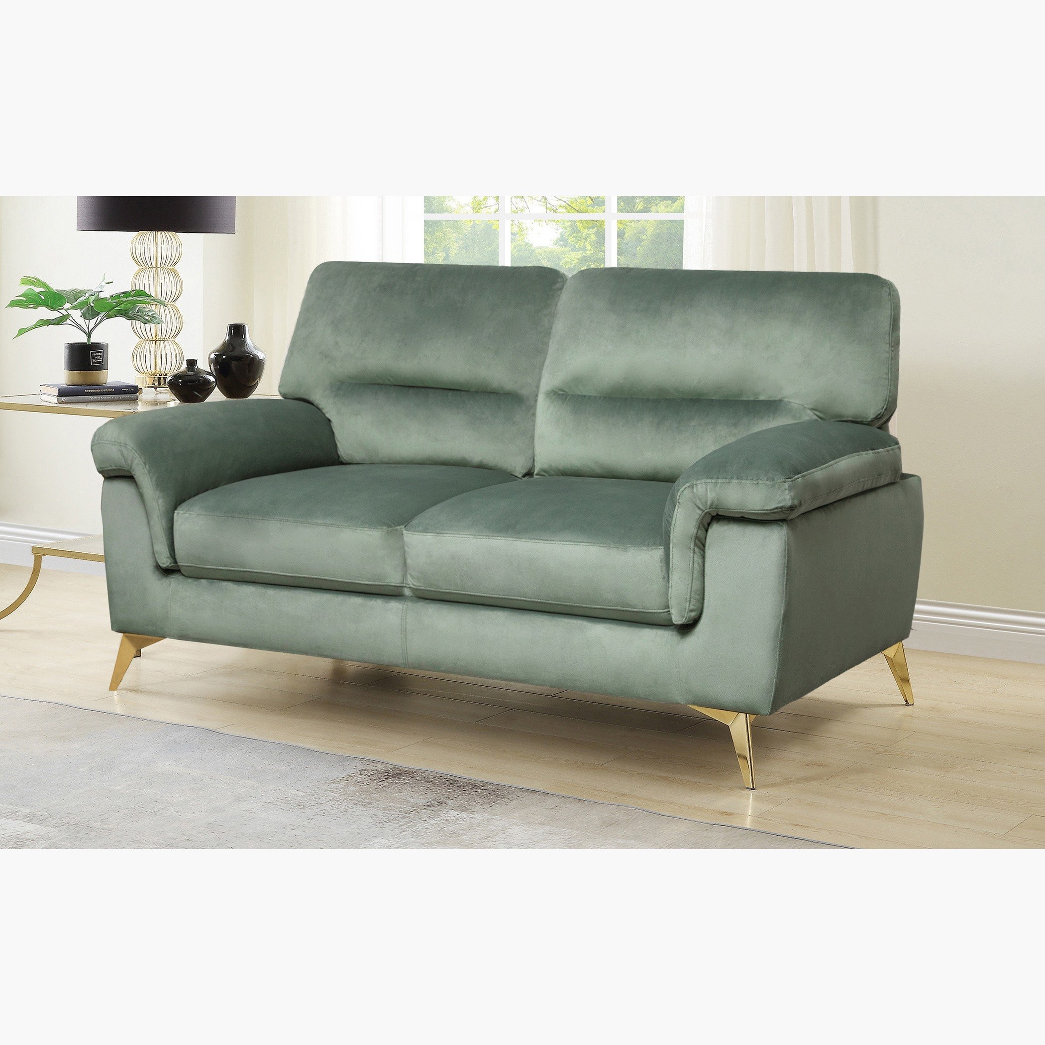 كنبة مخملية بمقعدين - أكسيوم-hbxlivingroom-sofasandarmchairs-sofas-image-1