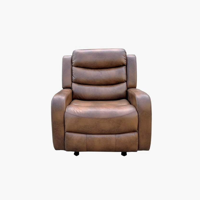 Charlie 1-Seater Leather Air Recliner with Rocker-Armchairs-image-2