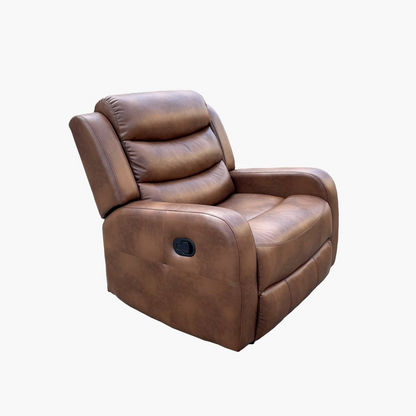 Charlie 1-Seater Leather Air Recliner with Rocker