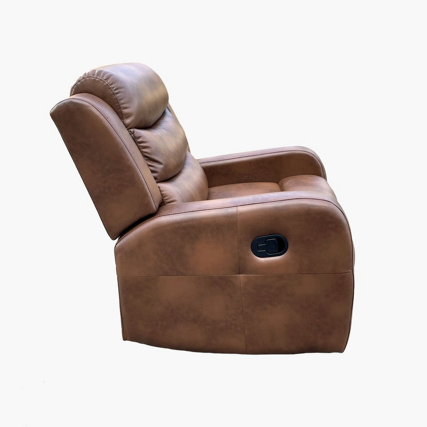 Charlie 1-Seater Leather Air Recliner with Rocker-Armchairs-image-6