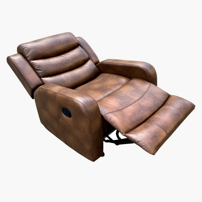 Charlie 1-Seater Leather Air Recliner with Rocker-Armchairs-image-7
