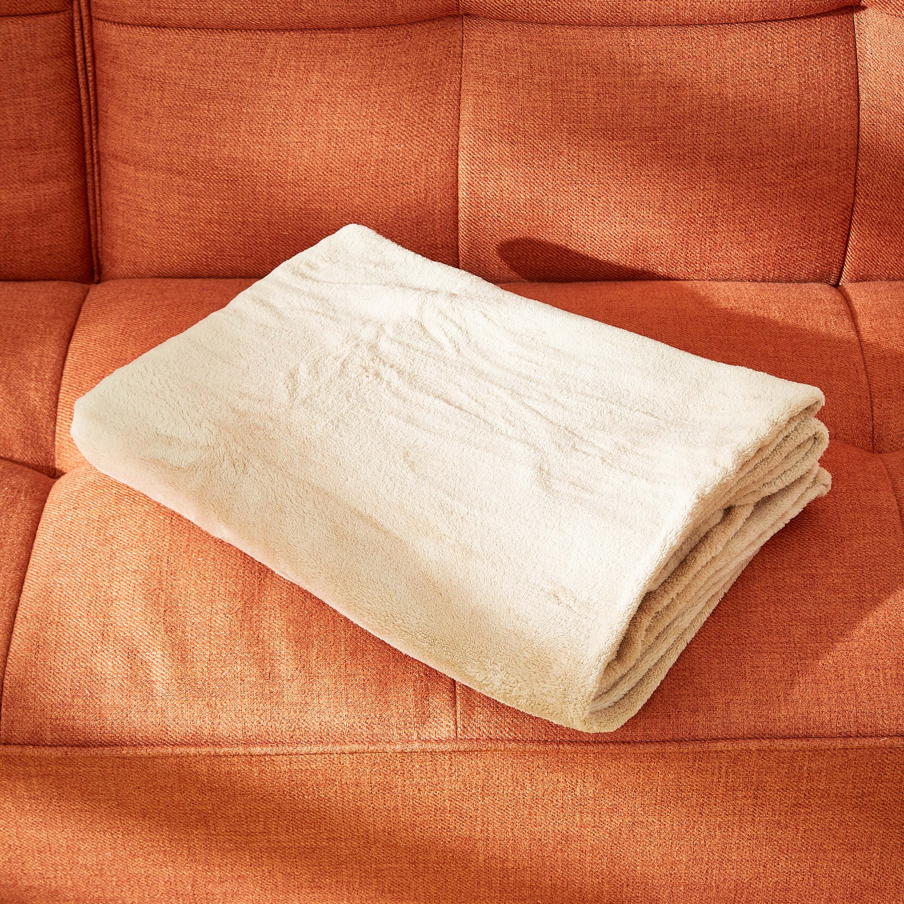 بطانية صوف خفيفة كورال سادة من أونتاريو - 120x170 سم-hbxhomeware-hbxbedroom-image-3