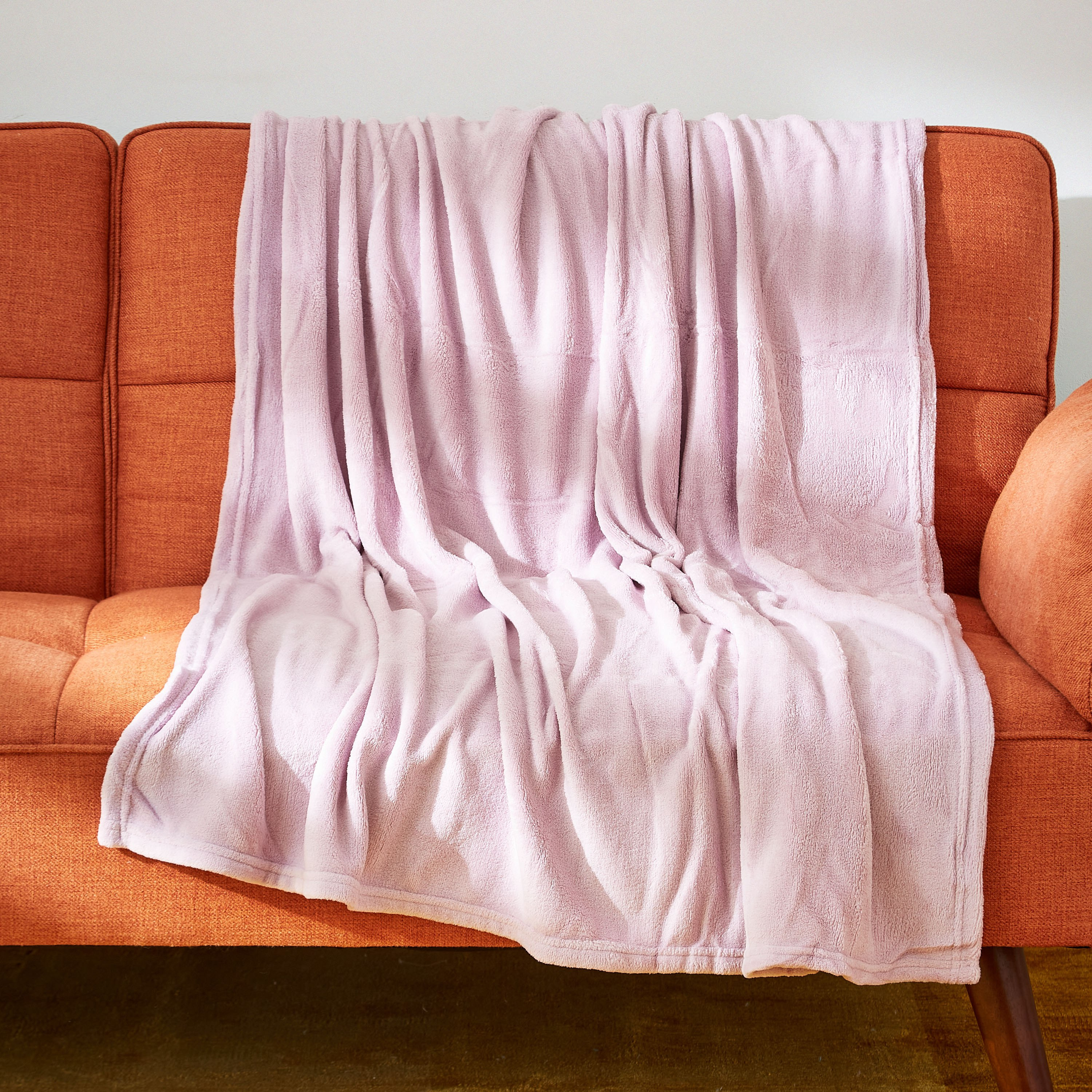 بطانيّة خفيفة صوف كورال سادة من أونتاريو - 120x170 سم-hbxhomeware-hbxbedroom-image-1