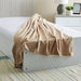 Milan Carved Flannel Single Blanket - 140x200 cm-Blankets-thumbnail-2