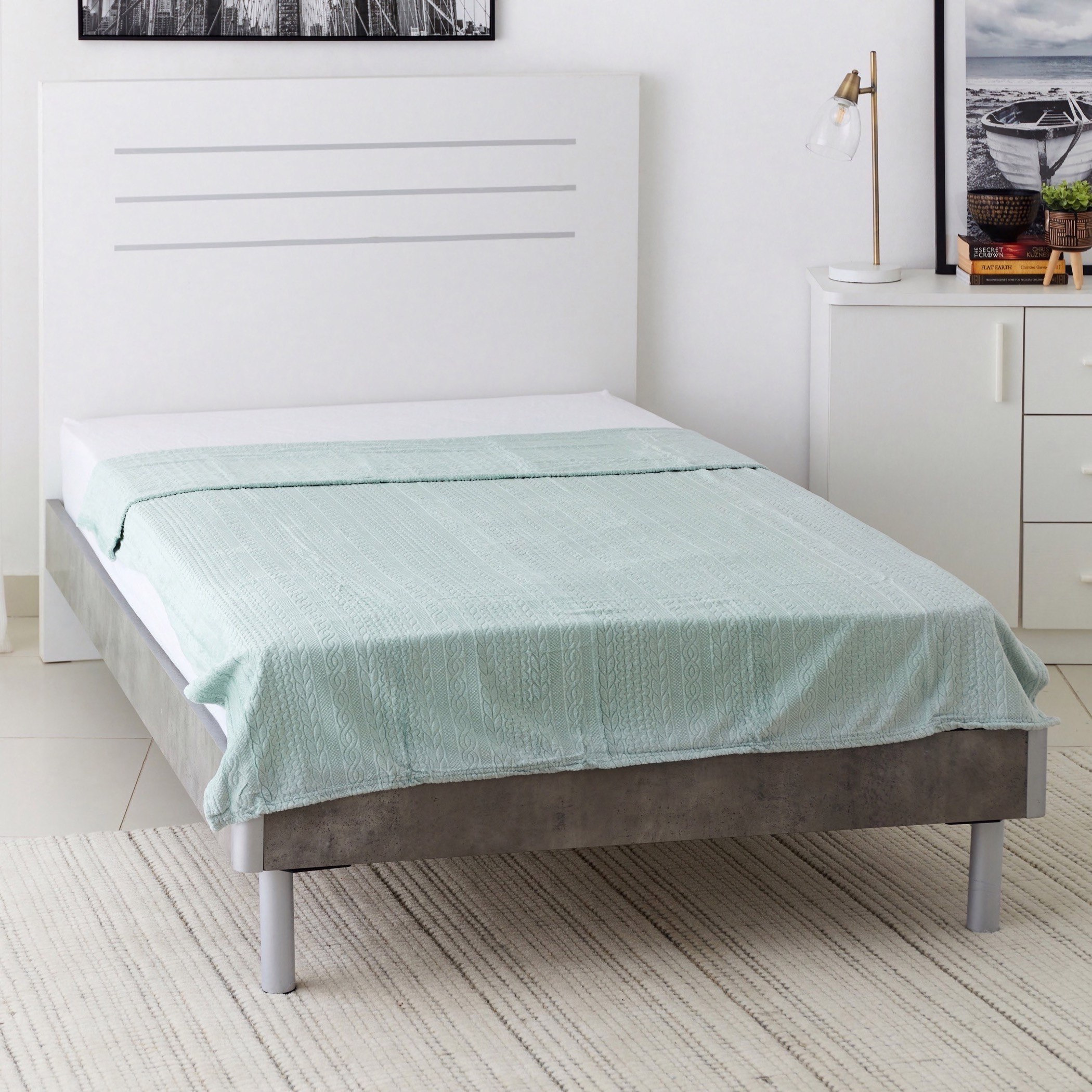 بطانية فلانيل فردية منحوتة من ميلان - 140x200 سم-hbxhomeware-hbxbedroom-image-1