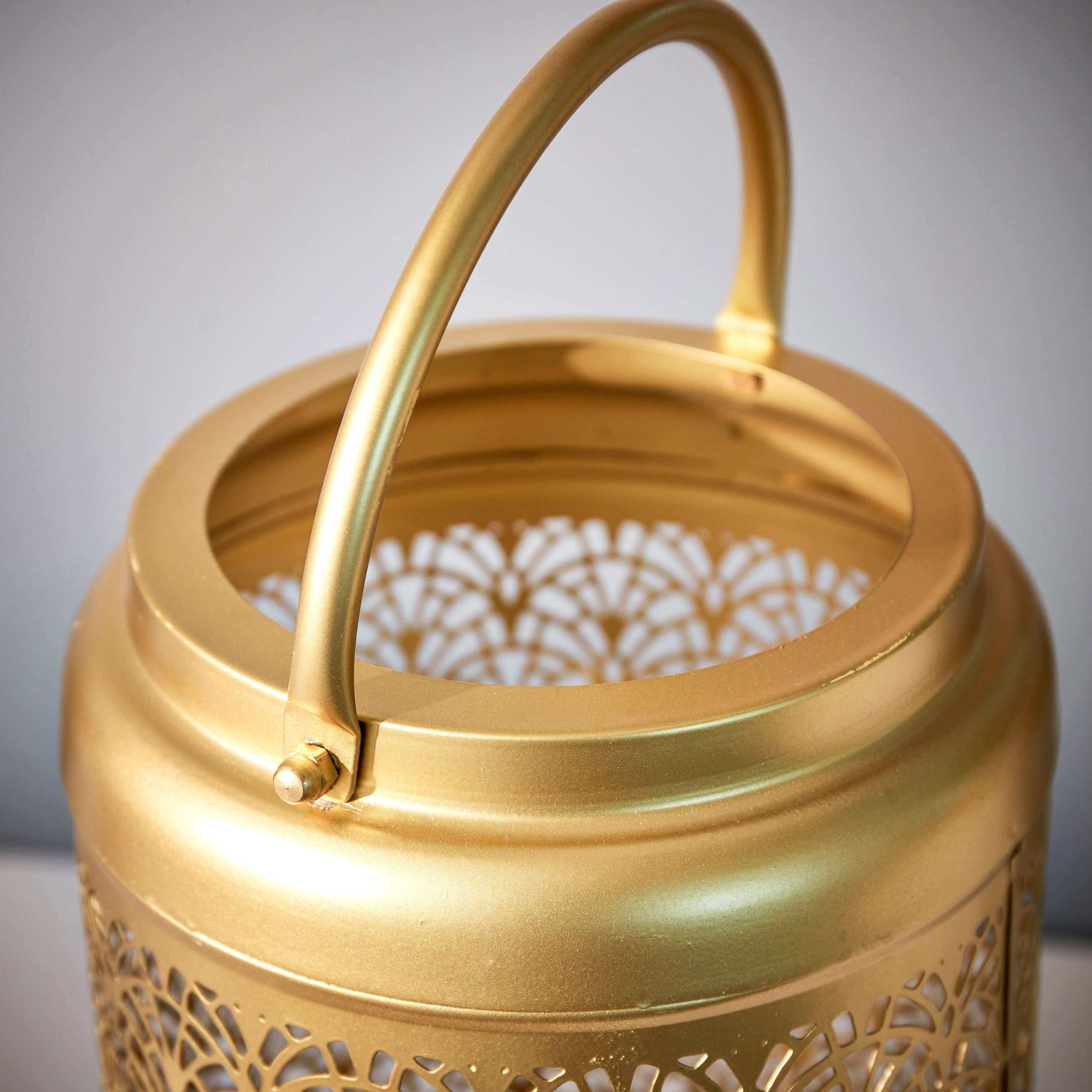 حامل شموع بتصاميم مفرغة من مافريك - 21.5x21.5x30 سم-hbxlivingroom-decorandaccessories-candleholders-image-3