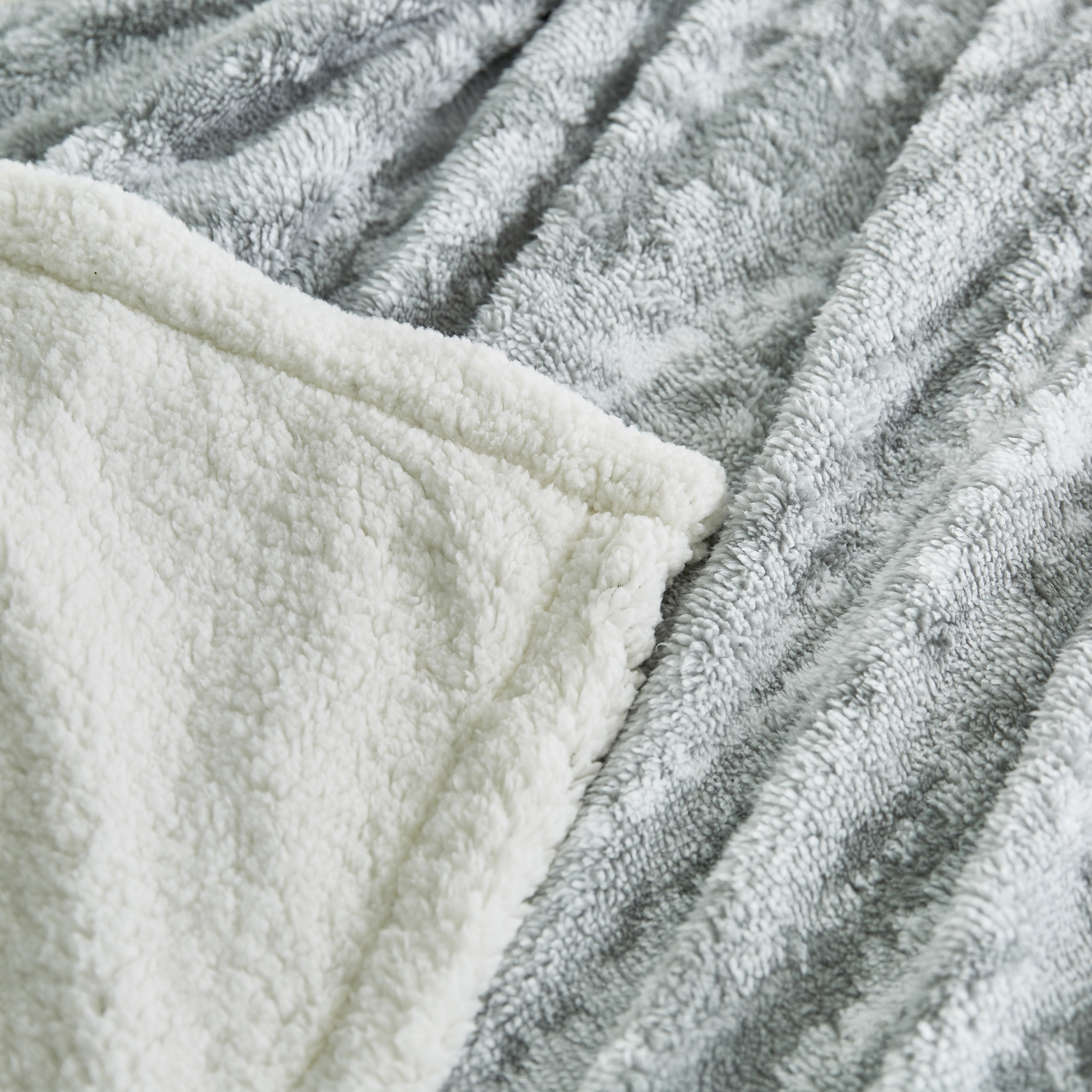 بطّانية مزدوجة شيربا جاكارد من تكساس ميلانج - 150x210 سم-hbxhomeware-hbxbedroom-image-3