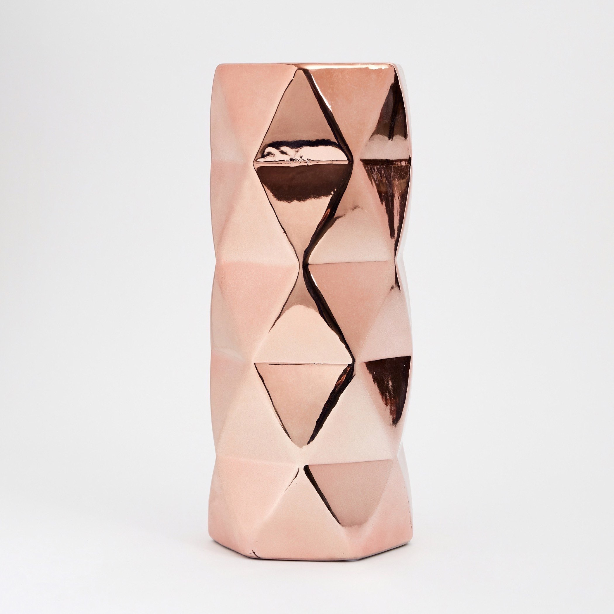 مزهرية أسطوانية سيراميك متوسطة من آريا - 12x12x28 سم-hbxbedroom-decorandaccessories-vases-image-6