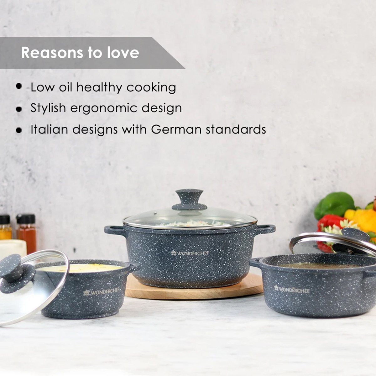 طقم كسرولات جرانيت غير قابلة للالتصاق 6 قطع من وندرشيف-hbxkitchen-kitchenware-foodpreparation-image-10