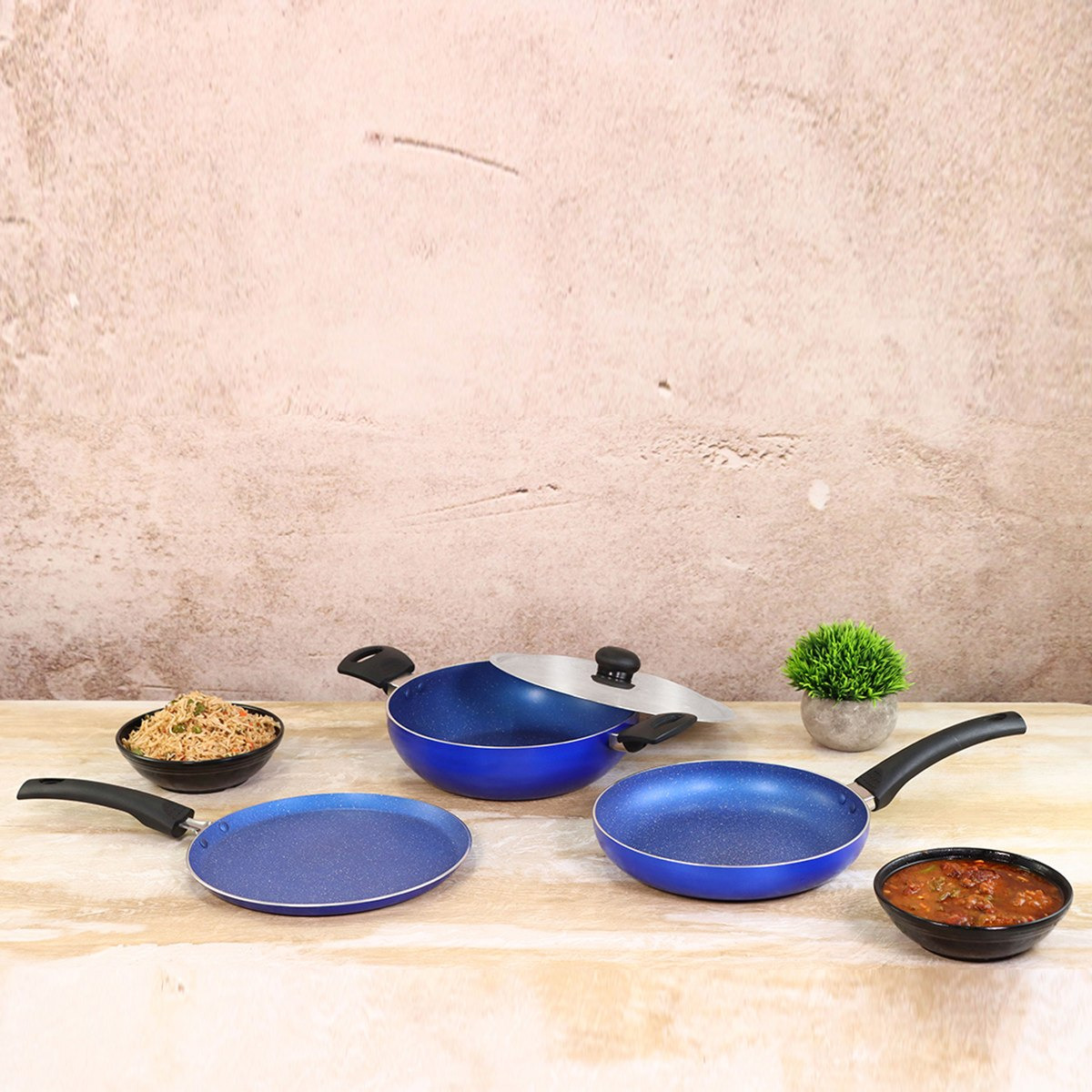 طقم أواني طهي غير قابل للالتصاق 4 قطع من وندرشيف تريندي-hbxkitchen-kitchenware-foodpreparation-image-1