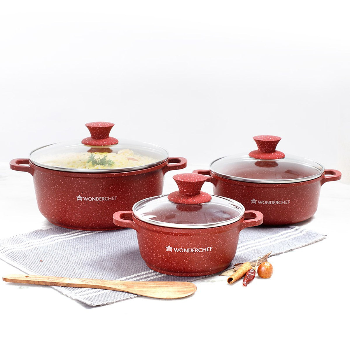 طقم كسرولات جرانيت غير قابلة للالتصاق 6 قطع من وندرشيف دي كاست-hbxkitchen-kitchenware-foodpreparation-image-1