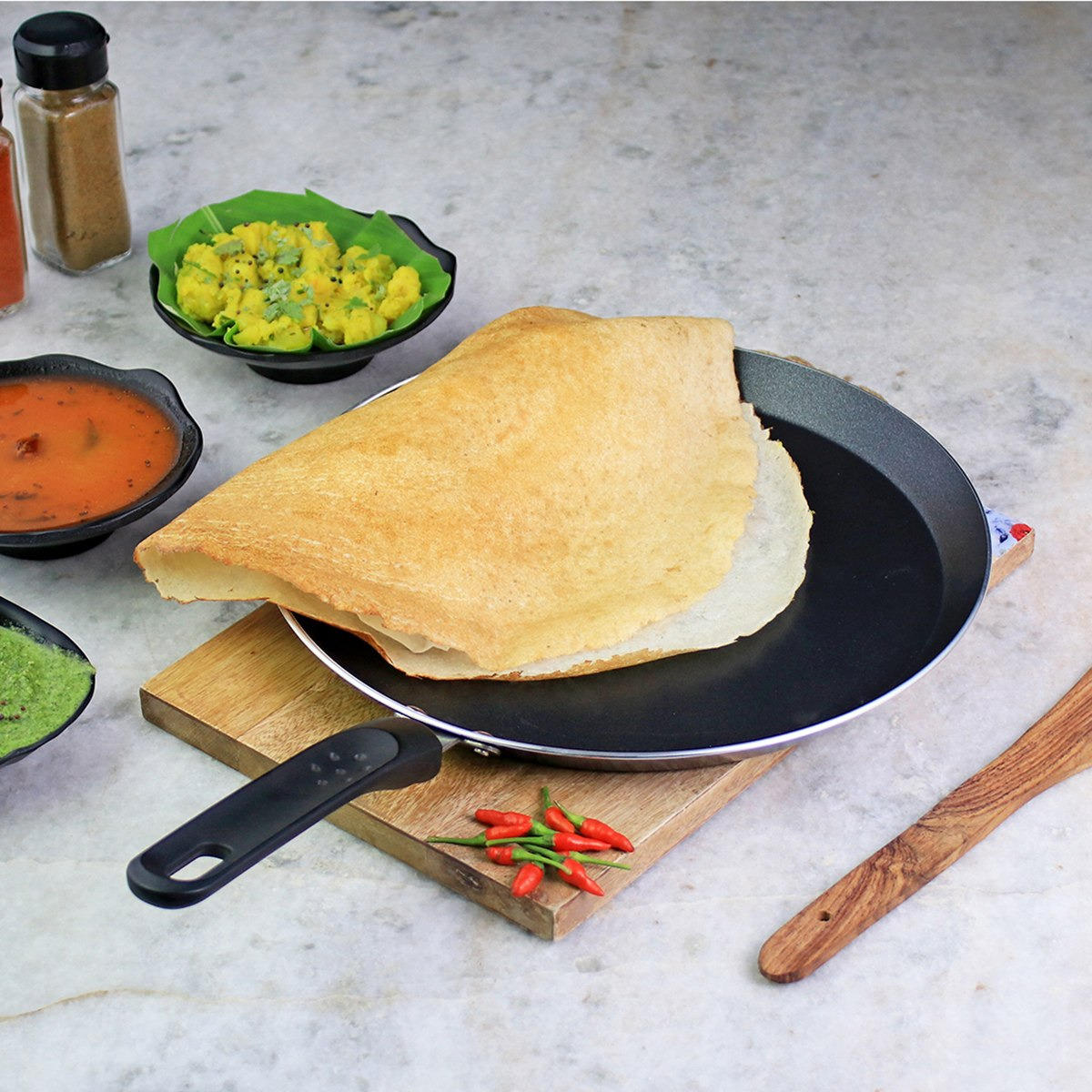 مقلاة طاوة دوسا غير لاصقة ألترا من واندرشيف- 28 سم-hbxkitchen-kitchenware-foodpreparation-image-1