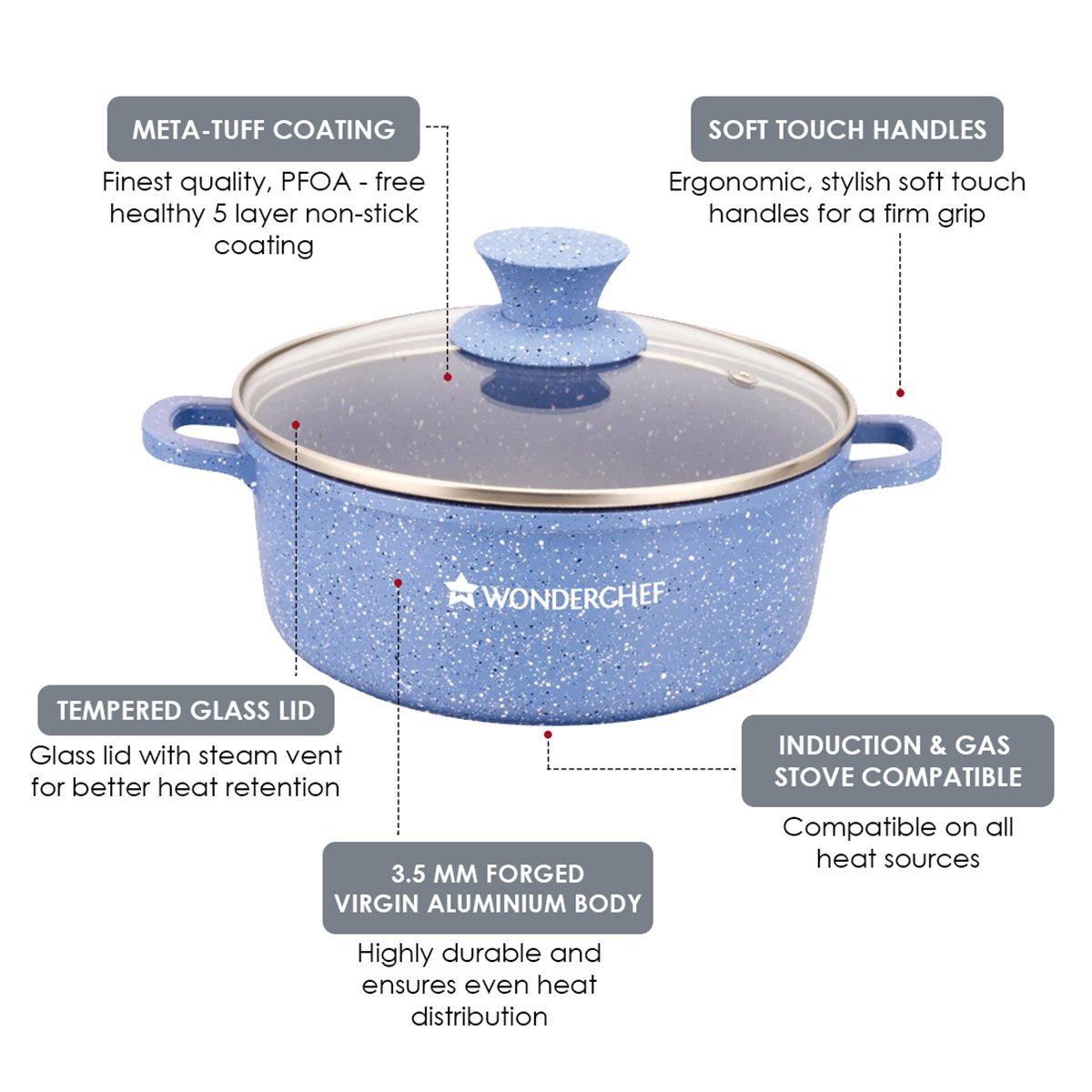 طقم كسرولات جرانيت غير قابل للالتصاق 6 قطع دي كاست من وندرشيف-hbxkitchen-kitchenware-foodpreparation-image-9