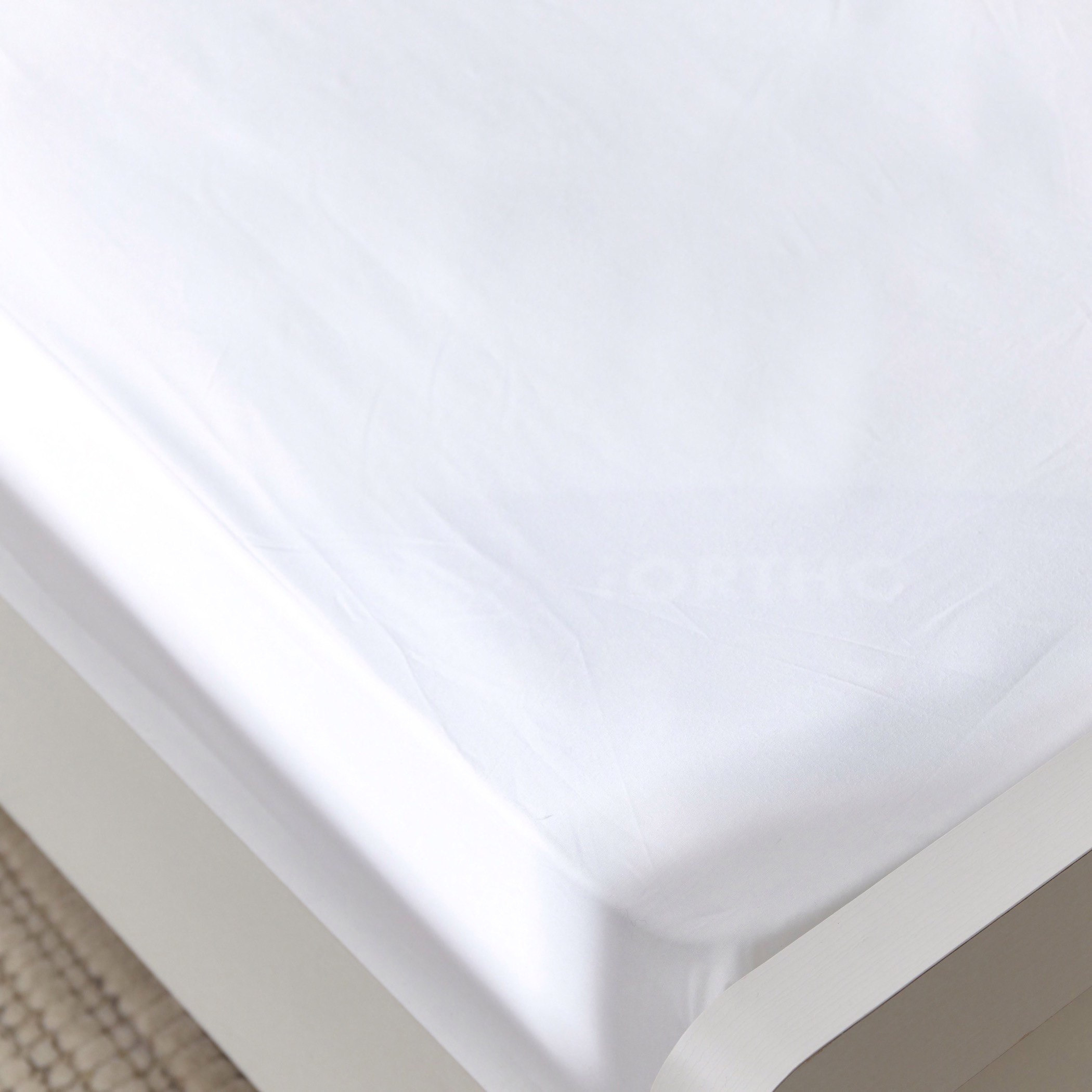 Ella Solid Cotton Percale Queen Fitted Sheet - 150x200+25 cm-hbxhomeware-hbxbedroom-image-3