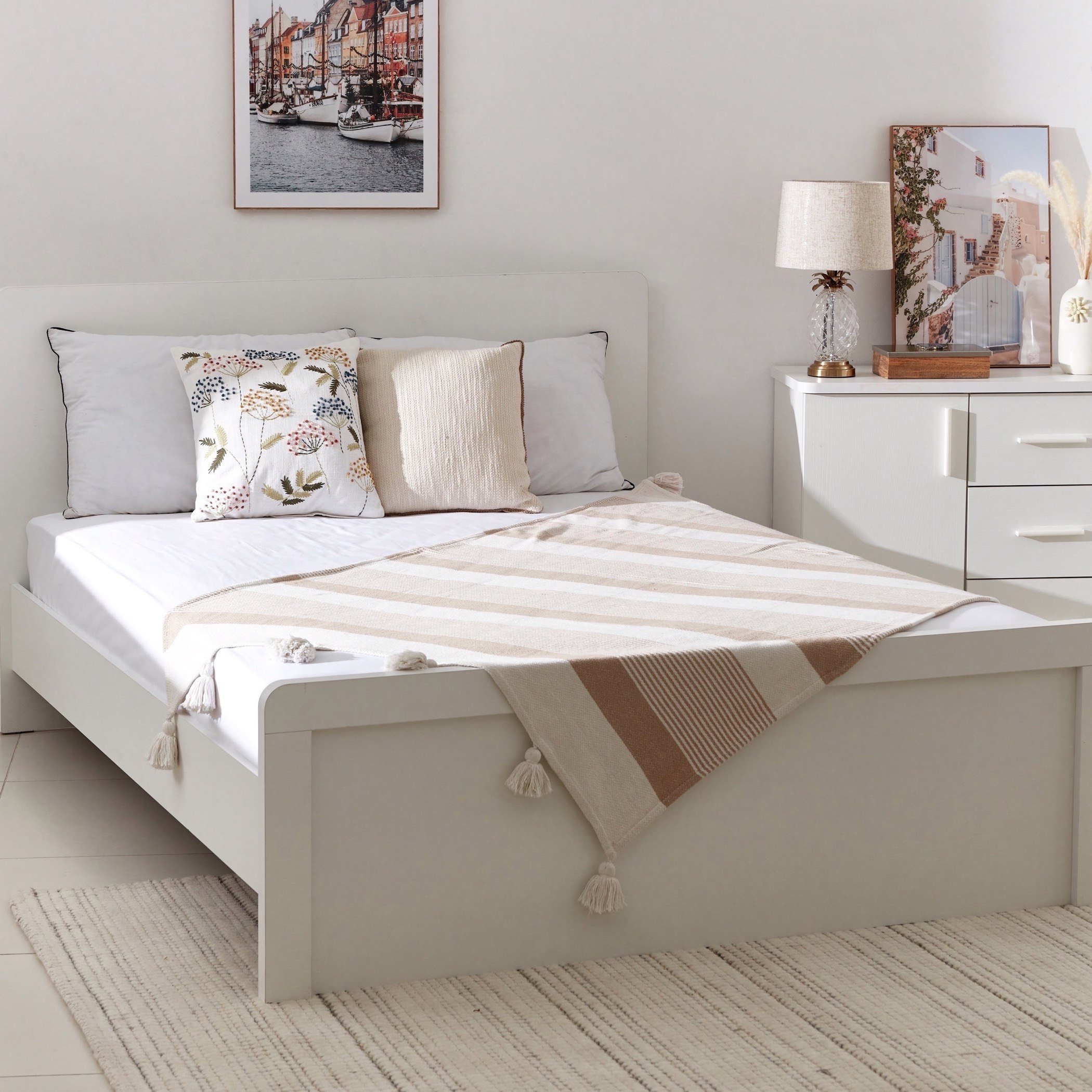 Ella Solid Cotton Percale Queen Fitted Sheet - 150x200+25 cm-hbxhomeware-hbxbedroom-image-5