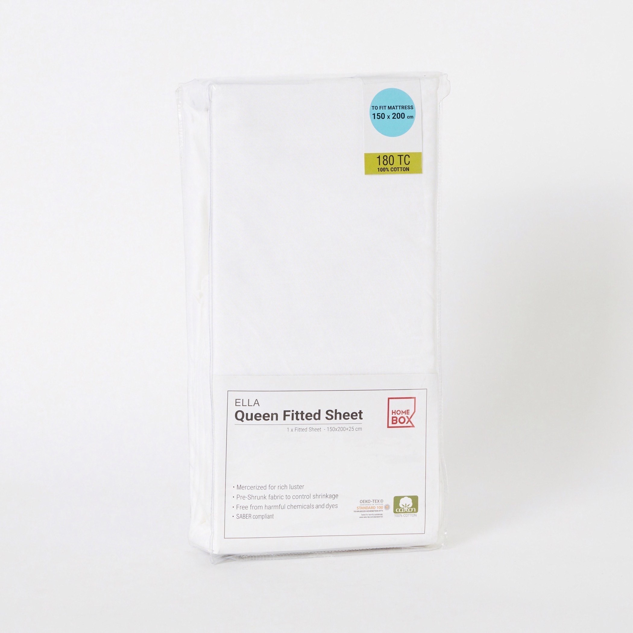 Ella Solid Cotton Percale Queen Fitted Sheet - 150x200+25 cm-hbxhomeware-hbxbedroom-image-6