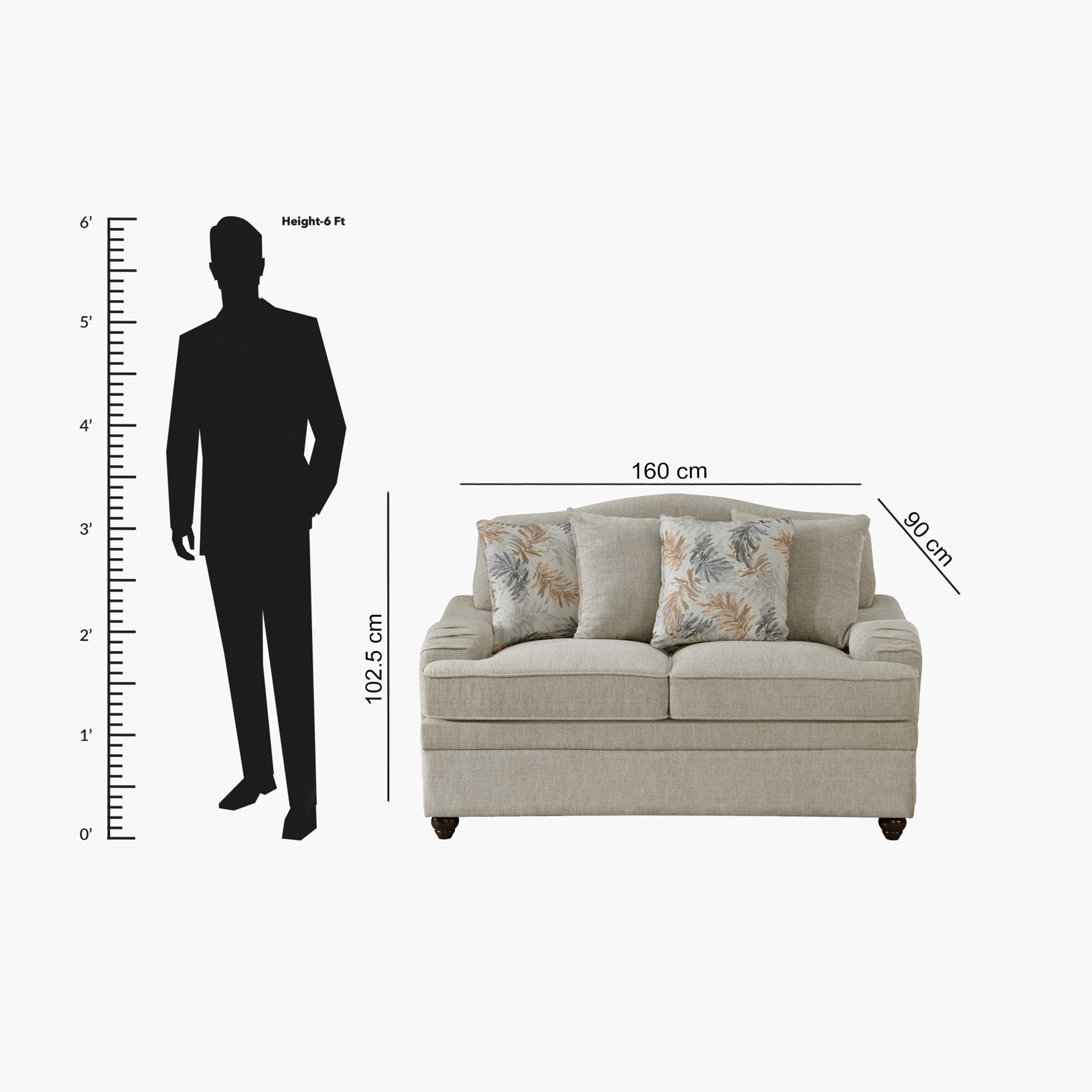 طقم كنب قماش 3+2+1+1 مقاعد مع 11 وسادة من كولومبو-hbxlivingroom-sofasandarmchairs-sofas-image-28