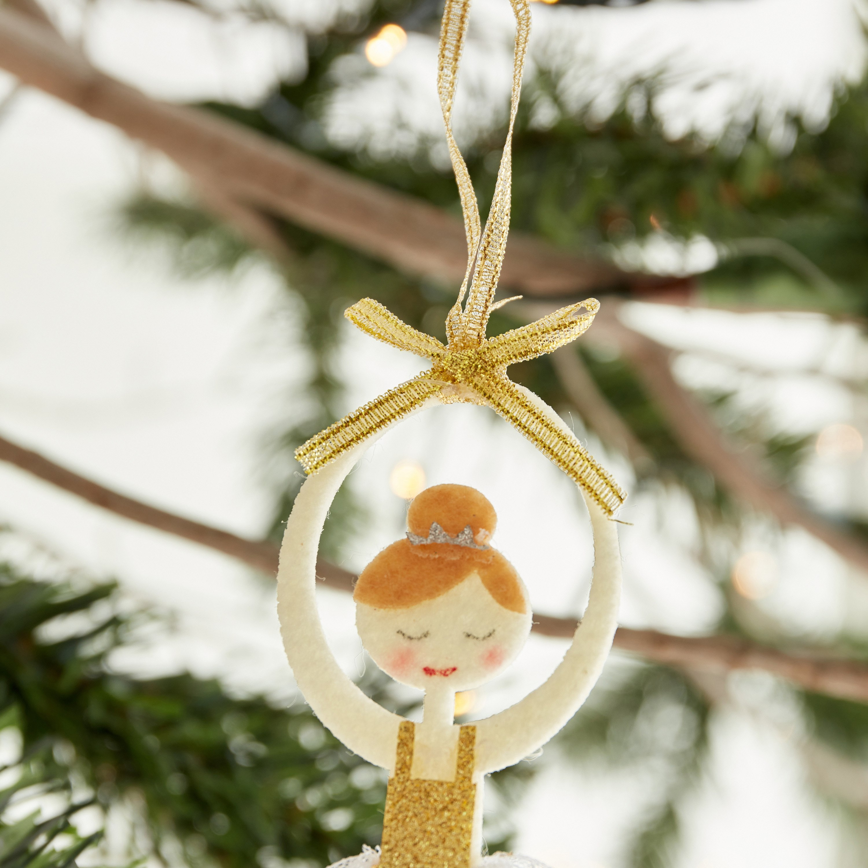 Alaska Fabric Ballerina Decorative Hanging - 14 cm-hbxhomeware-hbxdecorandfurnishings-image-3