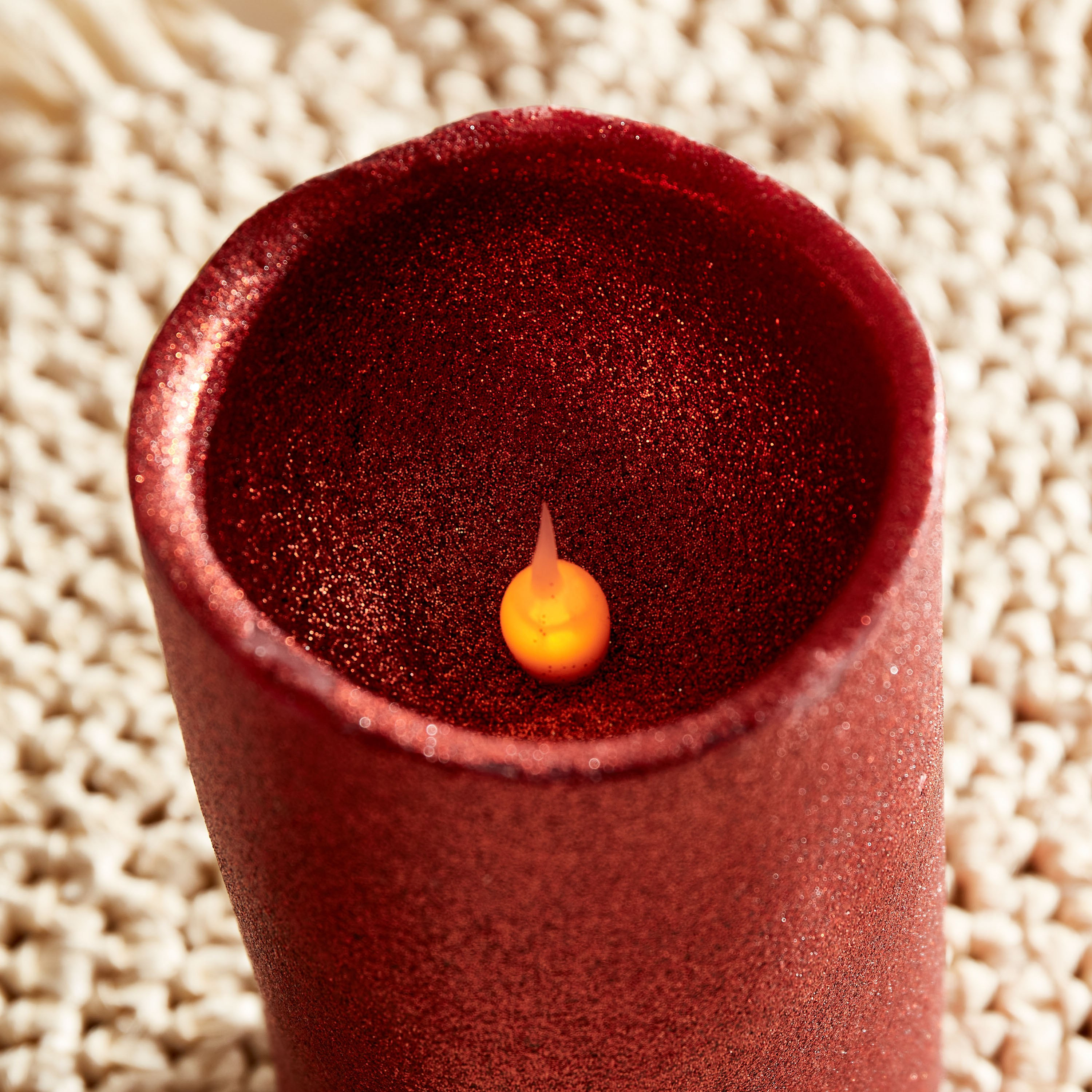 شمعة إل إي دي للكريسماس من ألاسكا - 8.5x6.5 سم-hbxhomeware-lighting-decorativesandstringlights-image-3