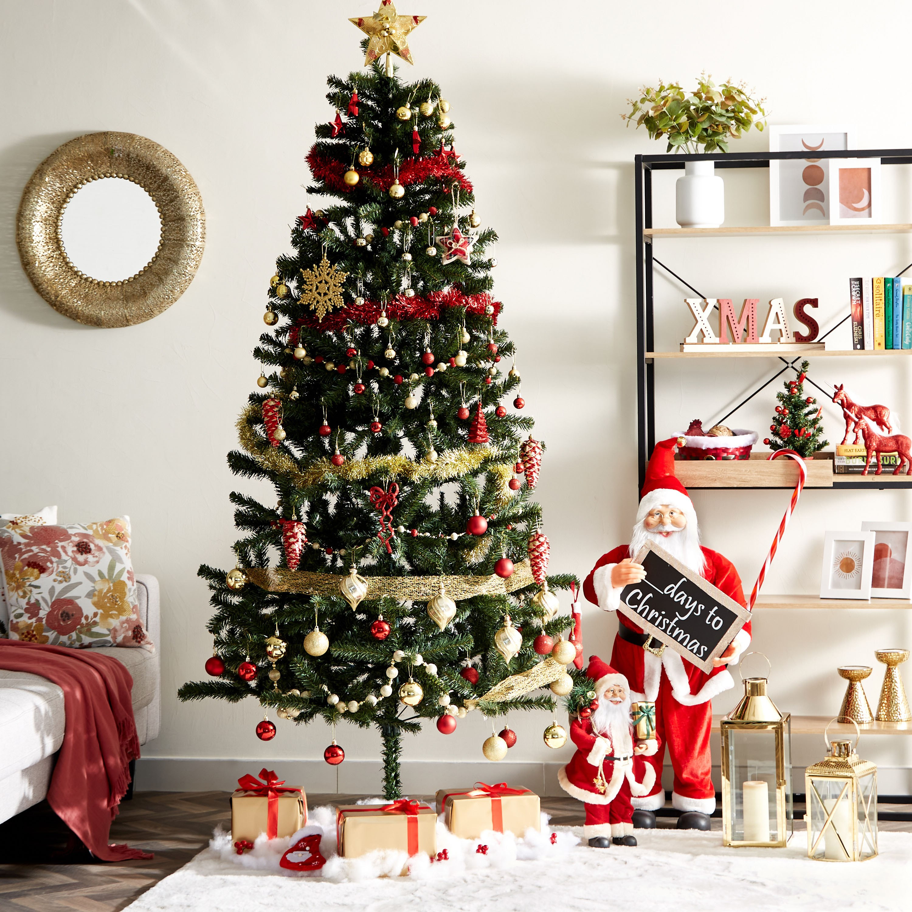 طقم نجوم معلقة للكريسماس 6 قطع من ألاسكا - 6 سم-hbxhomeware-hbxdecorandfurnishings-image-4