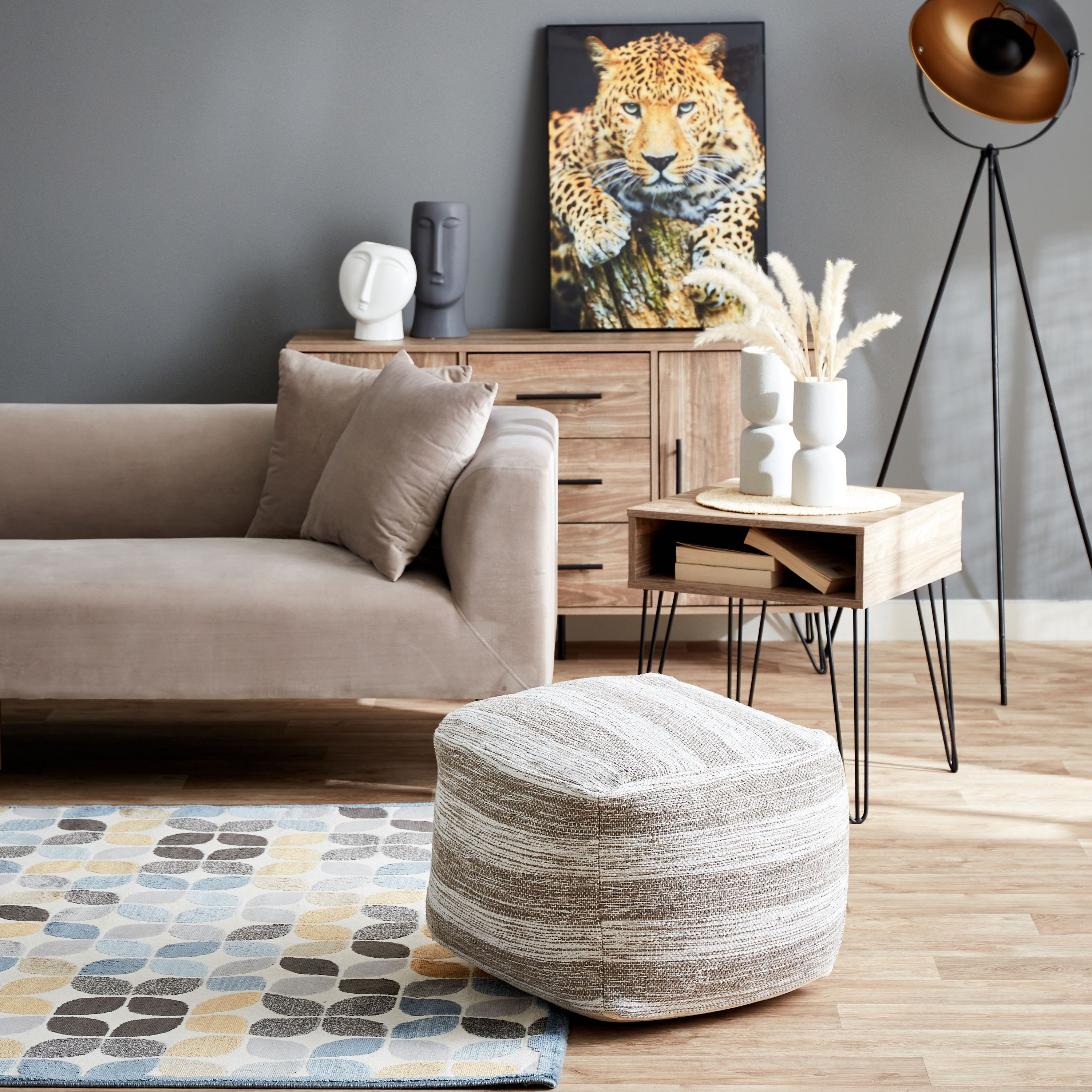 مقعد بوف قطن من ماديسون - 45x45x40 سم-hbxlivingroom-sofasandarmchairs-ottomansandfootstools-image-5