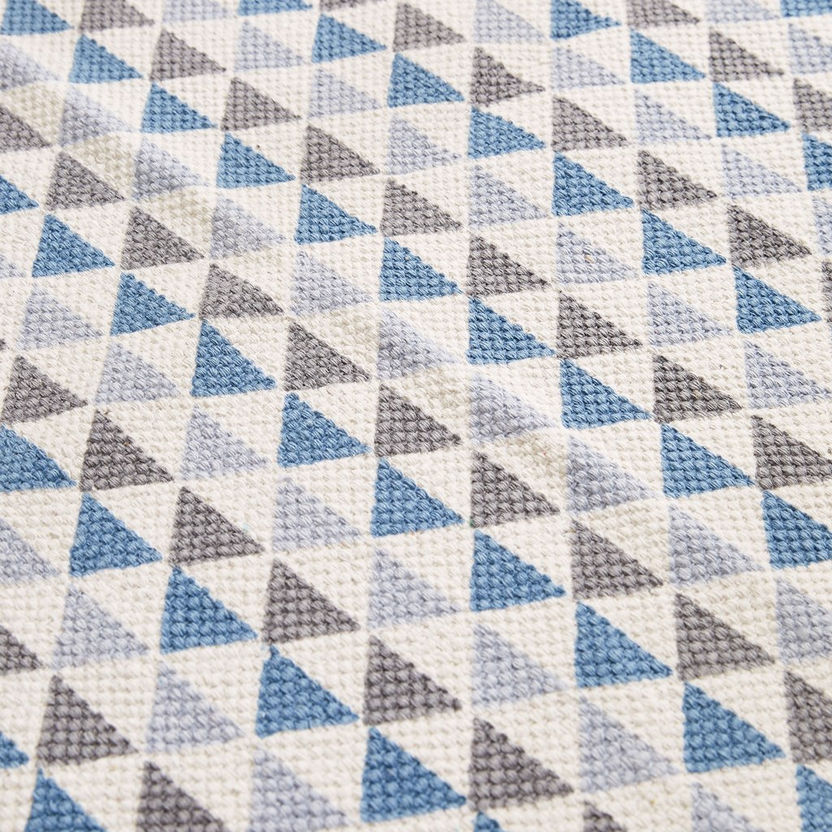 Oliver Triangles Cotton Dhurrie - 60x90 cm-Rugs-image-2