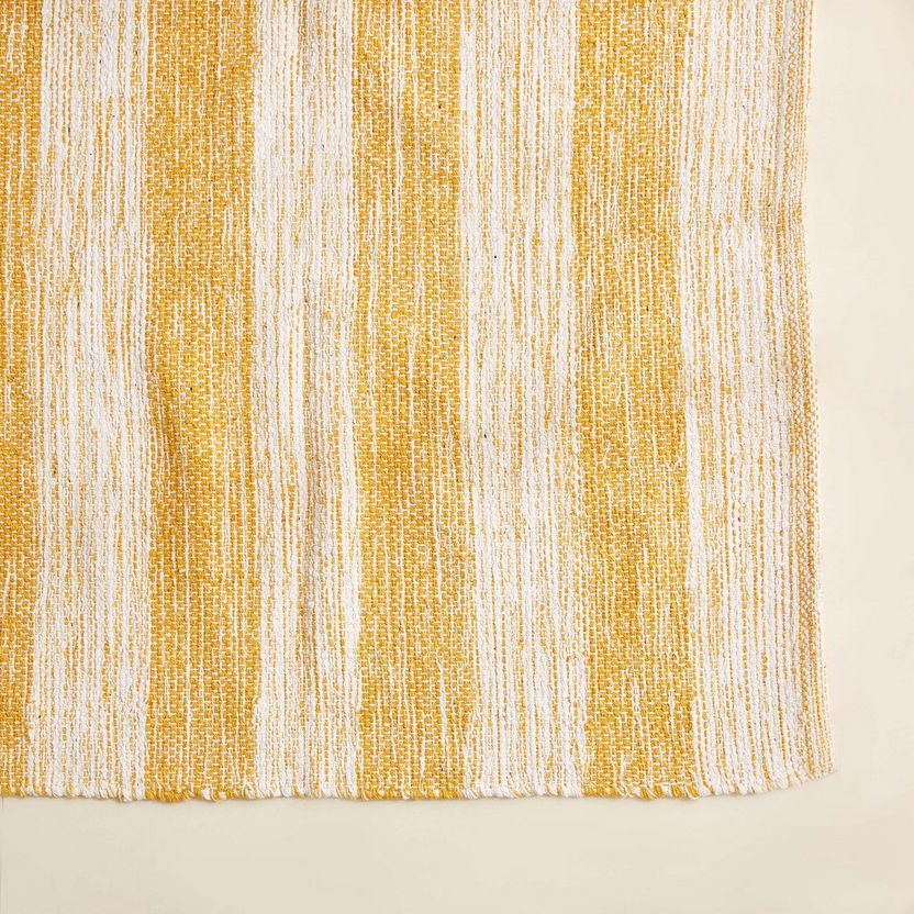 Madison Cotton Stripe Dhurrie - 80x150 cm-Rugs-image-1