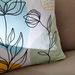 Nova Abstract Floral Print Cushion Cover - 40x40 cm-Cushion Covers-thumbnailMobile-1