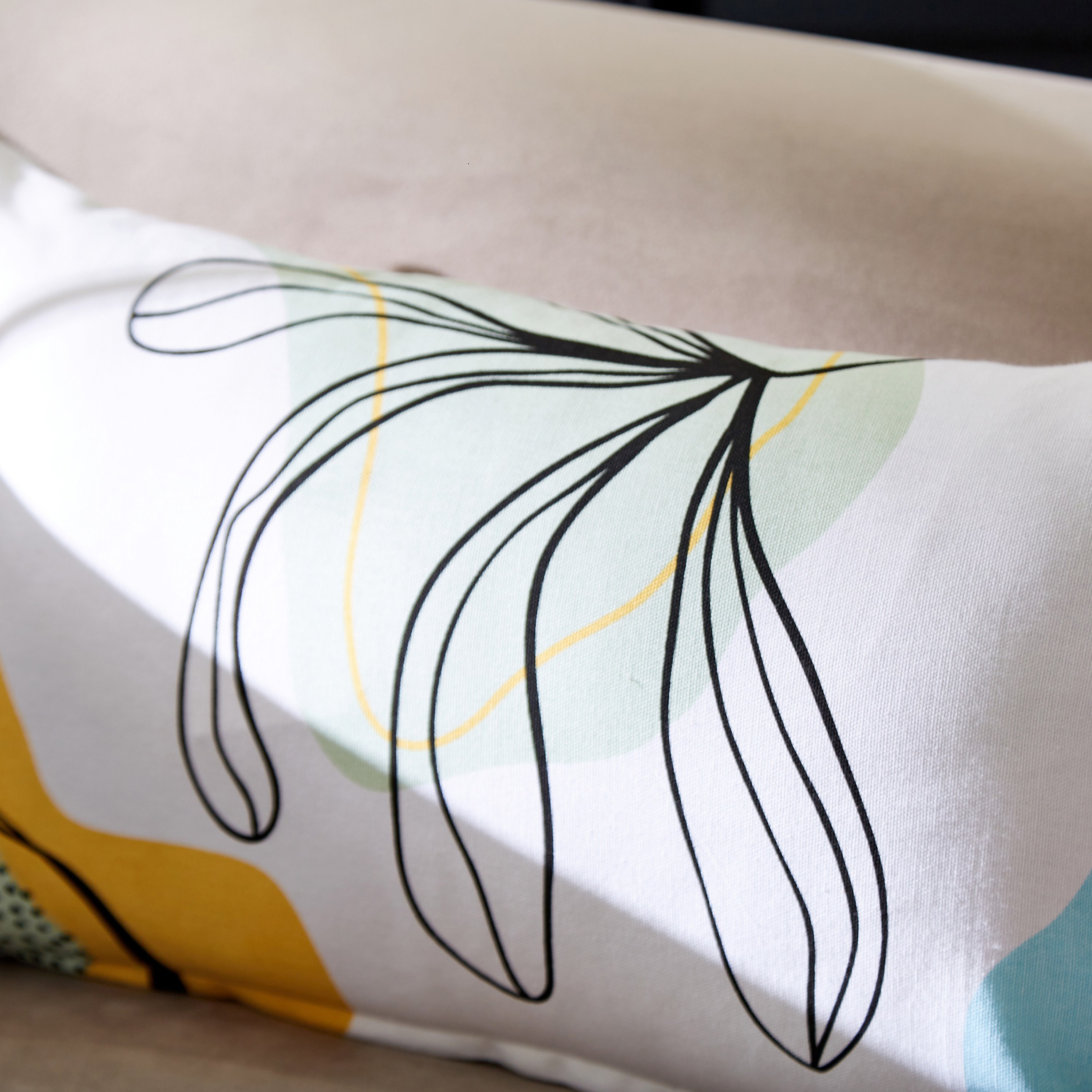 Nova Abstract Floral Print Cushion Cover - 30x50 cm-hbxhomeware-cushionsandcovers-cushioncovers-image-2