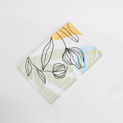 Nova Abstract Floral Printed Cushion Cover - 40x65 cms