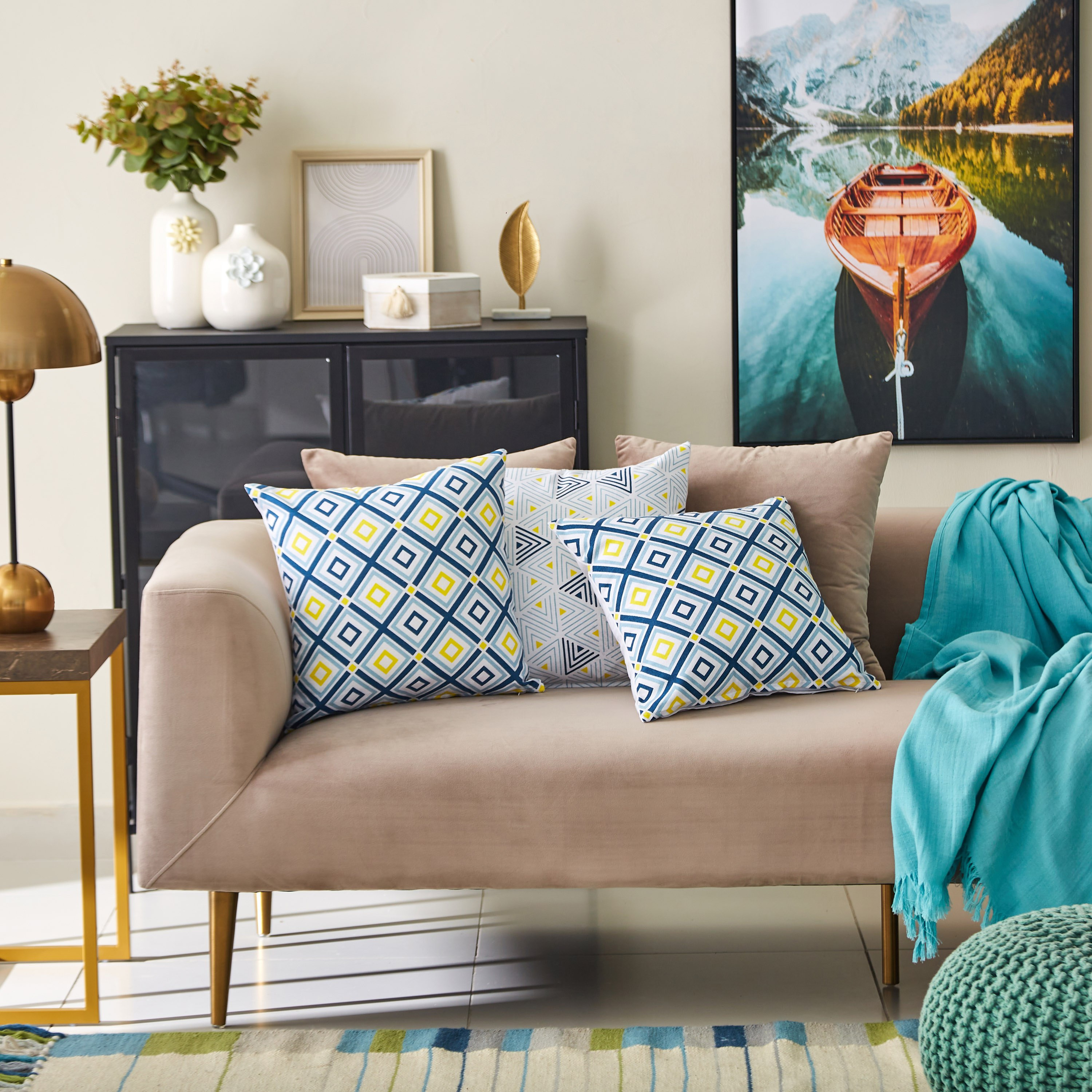 طقم أغطية وسائد بطبعات 3 قطع من فريدا فيرا - 40x40 سم-hbxhomeware-cushionsandcovers-cushioncovers-image-5