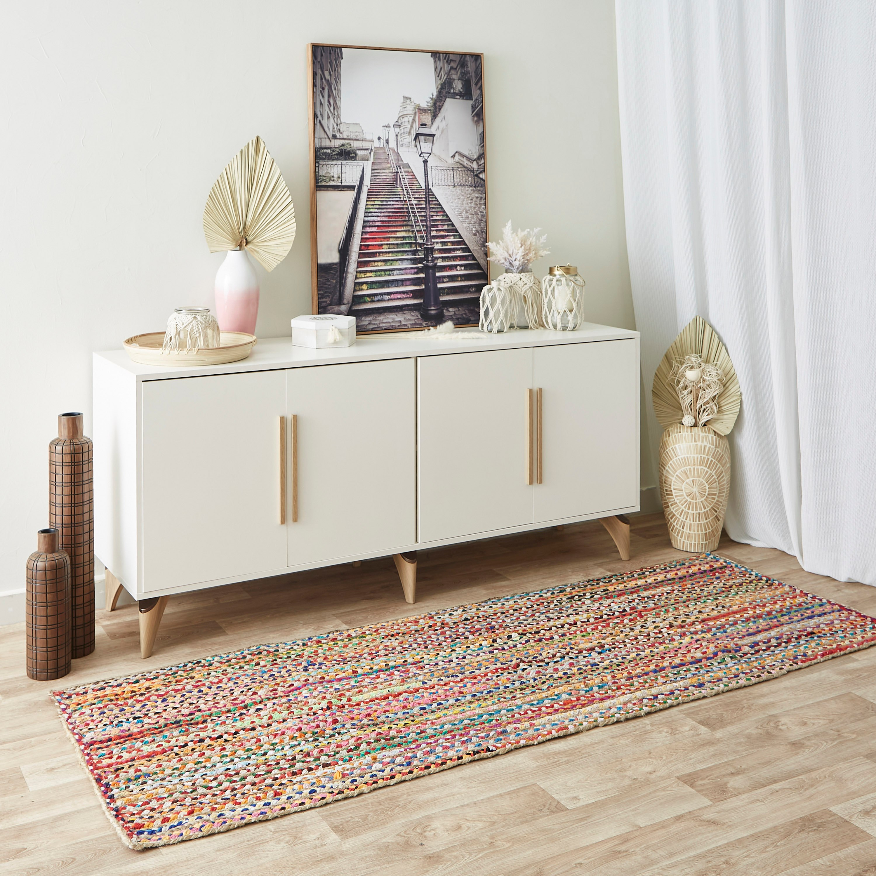 Boho Joice Handmade Jute Rug - 80x230 cm-hbxdecorandfurnishings-floorcoverings-rugs-image-5