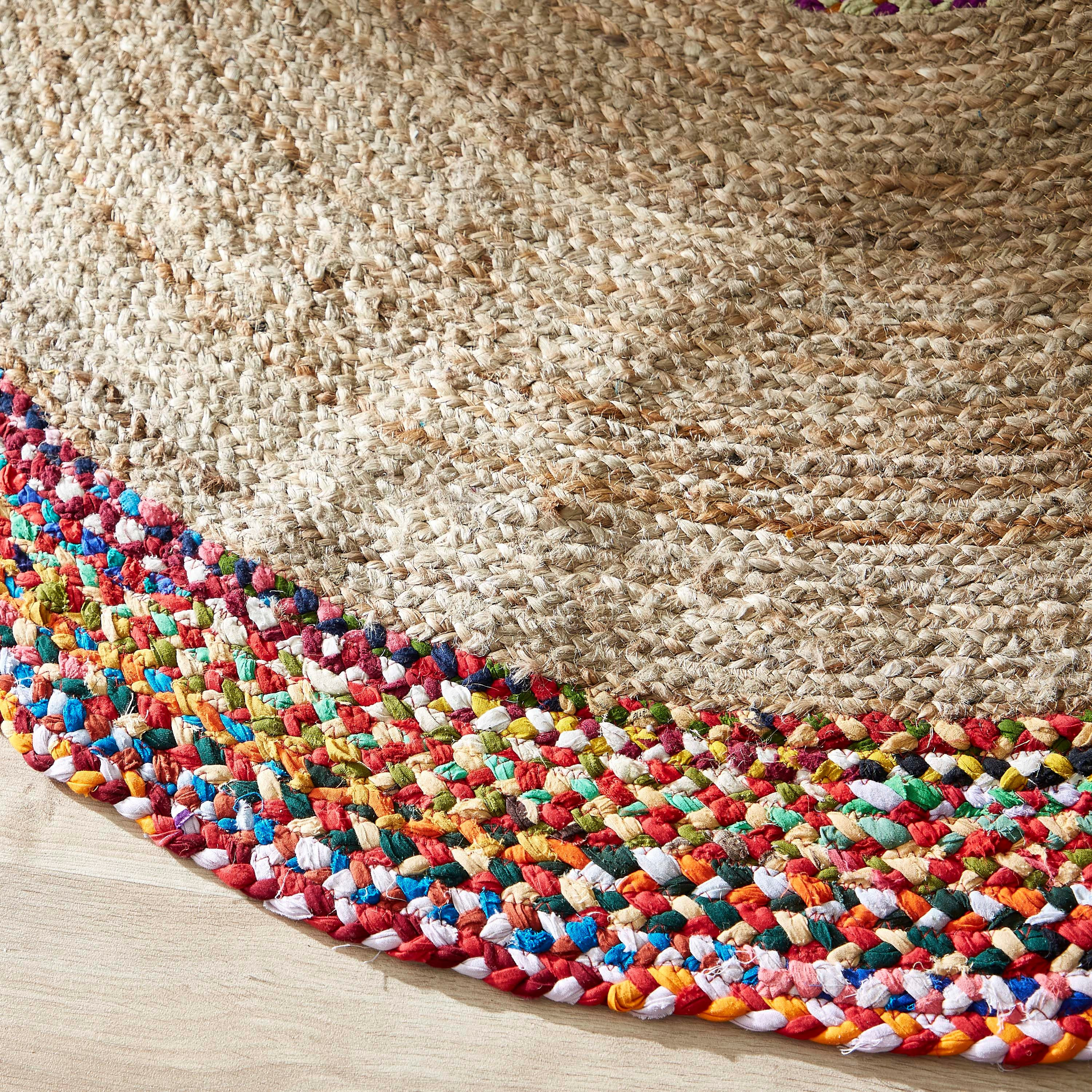 سجادة جوت مصنوعة يدويا من بوهو بيلا - 90 سم-hbxdecorandfurnishings-floorcoverings-rugs-image-2