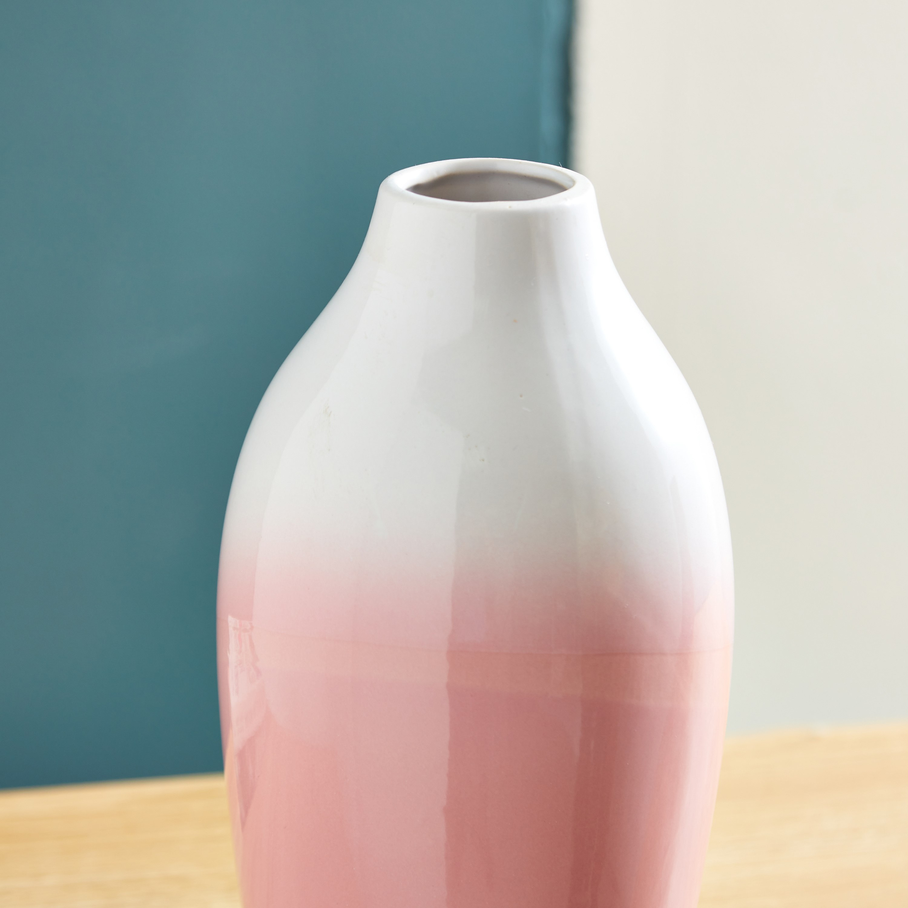 Sapphire Ceramic Ombre Bottle Vase - 14x14x30 cm-hbxbedroom-decorandaccessories-vases-image-3