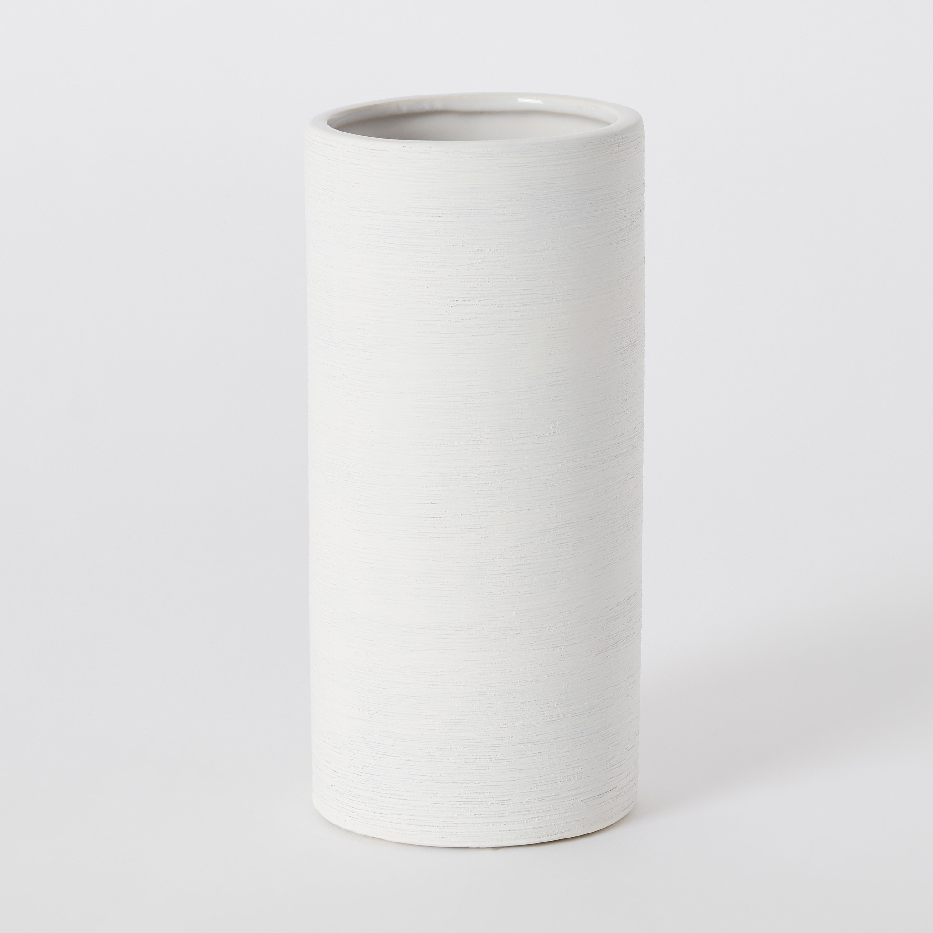 مزهرية سيراميك صغيرة بارزة الملمس من سافير - 10x10x20.5 سم-hbxbedroom-decorandaccessories-vases-image-5