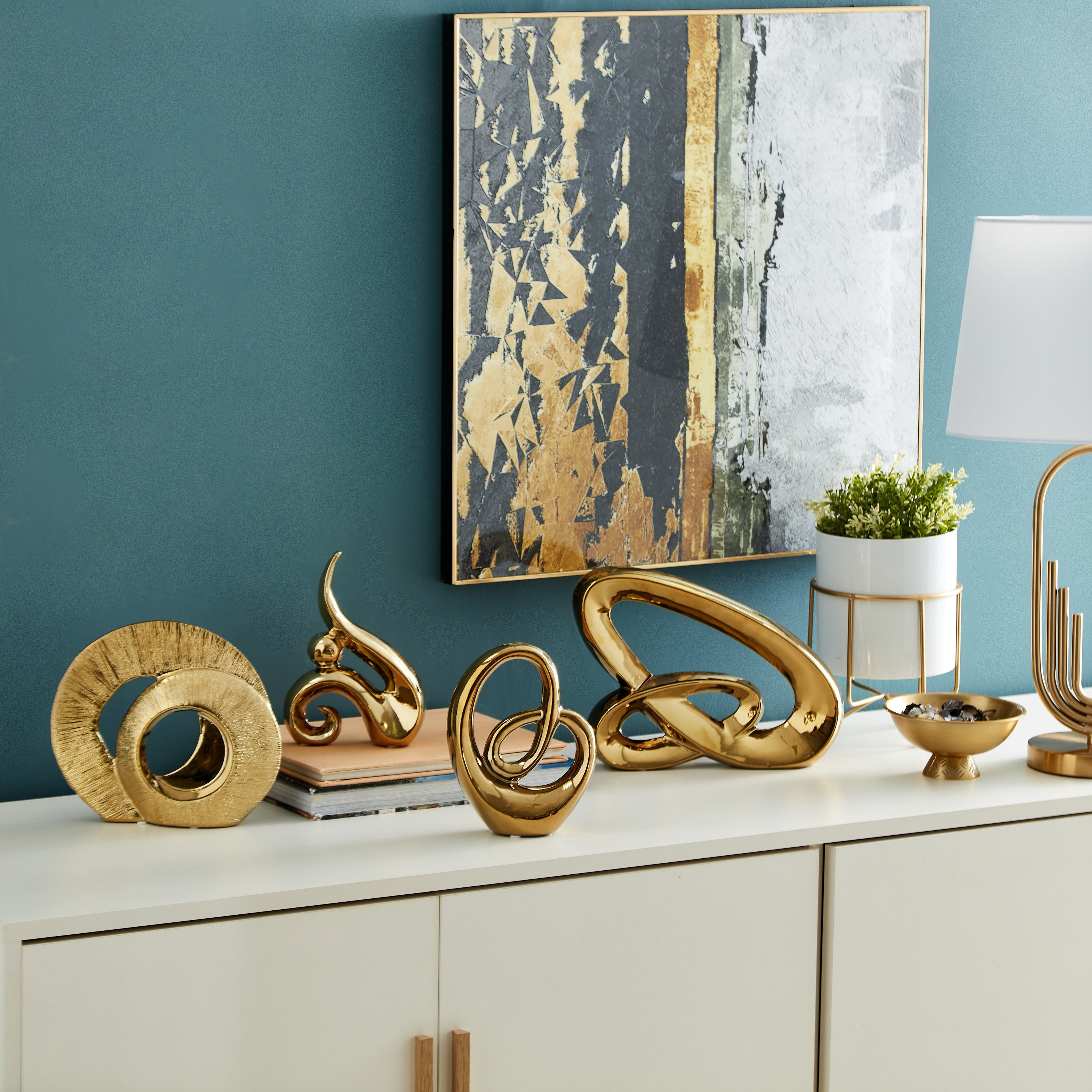 زينة سيراميك بارزة الملمس من سافير - 23.5x7x21 سم-hbxhomeware-homedecor-figurinesandornaments-image-4