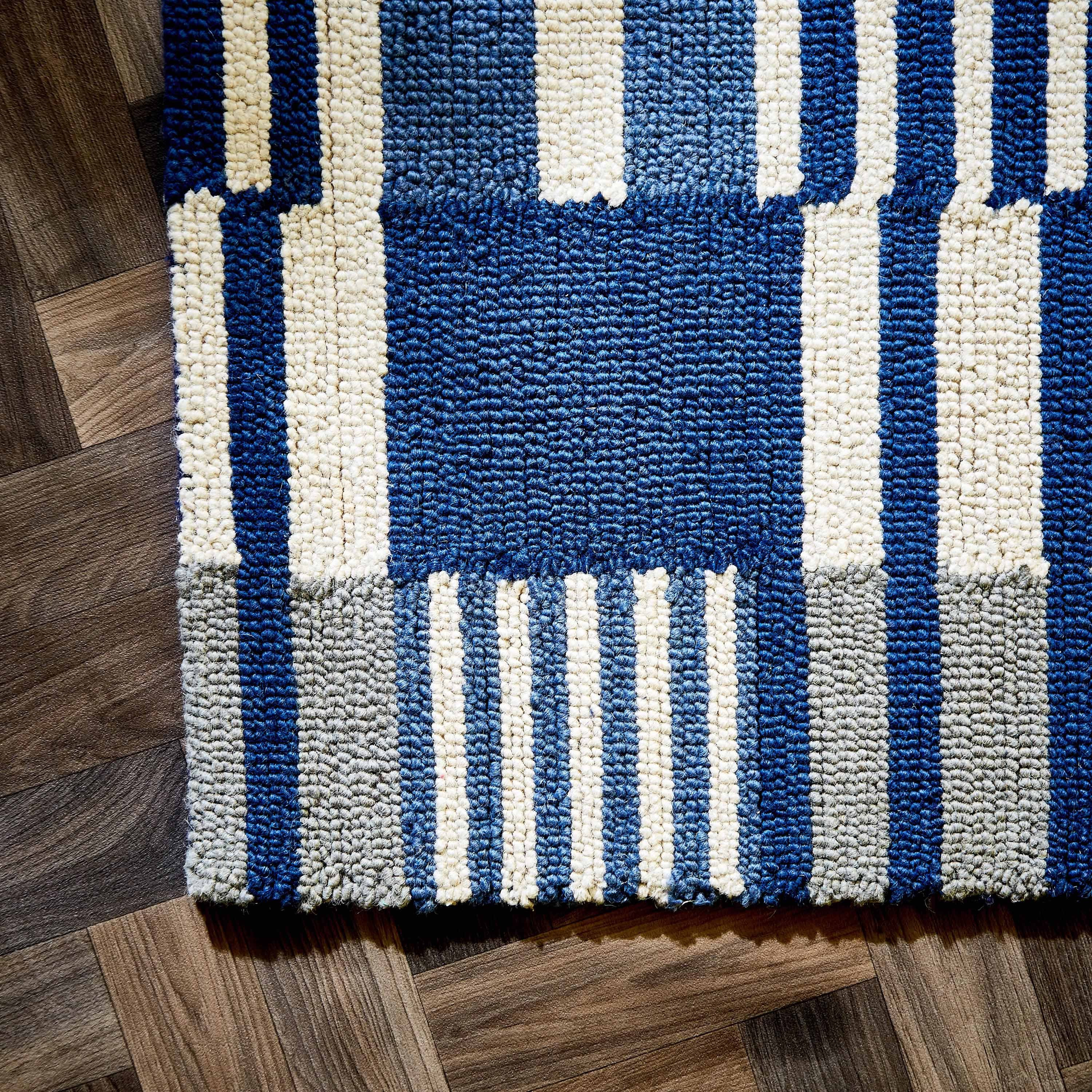 سجادة صوف معنقدة يدويًا من لايجون - 80x230 سم-hbxdecorandfurnishings-floorcoverings-rugs-image-2