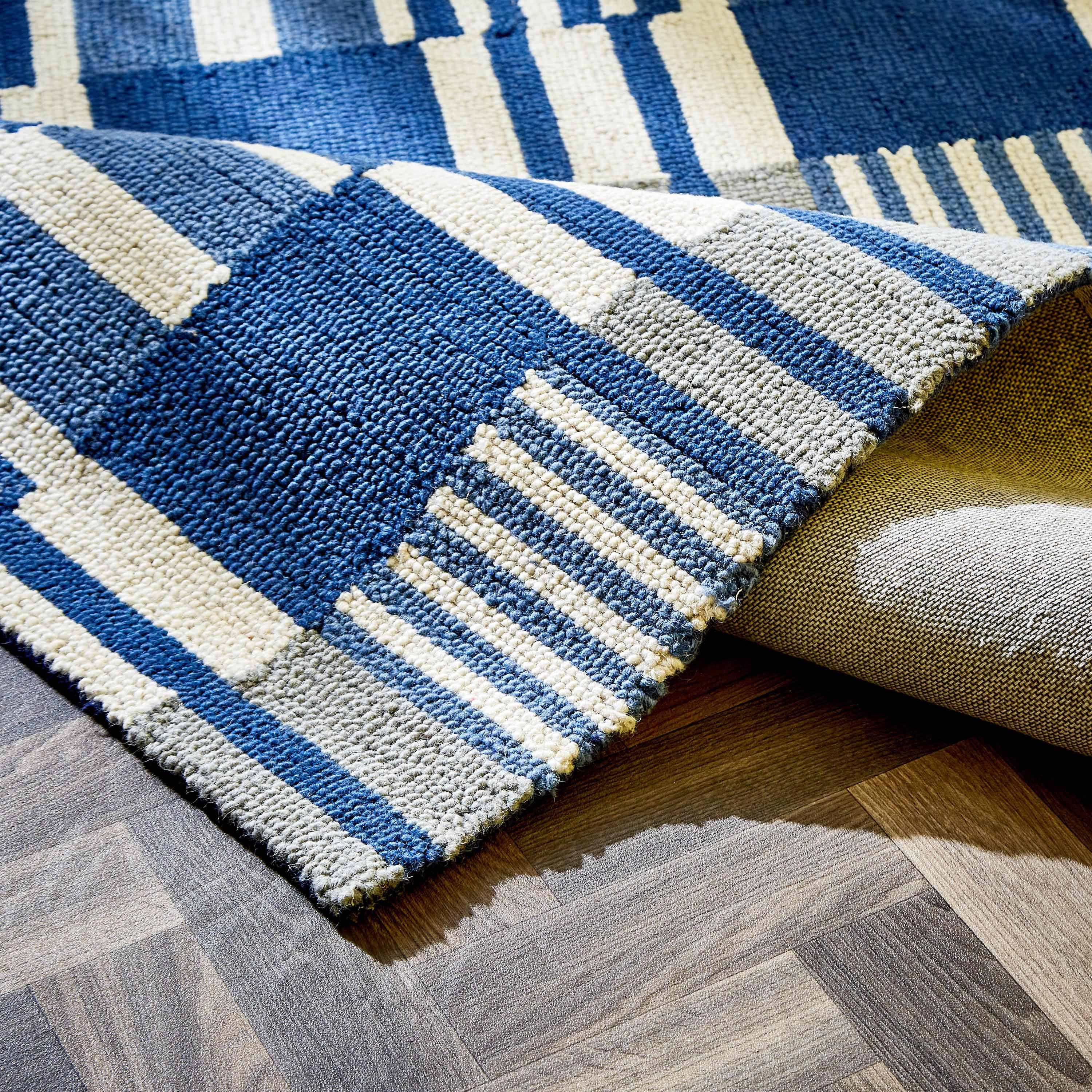 سجادة صوف معنقدة يدويًا من لايجون - 80x230 سم-hbxdecorandfurnishings-floorcoverings-rugs-image-4