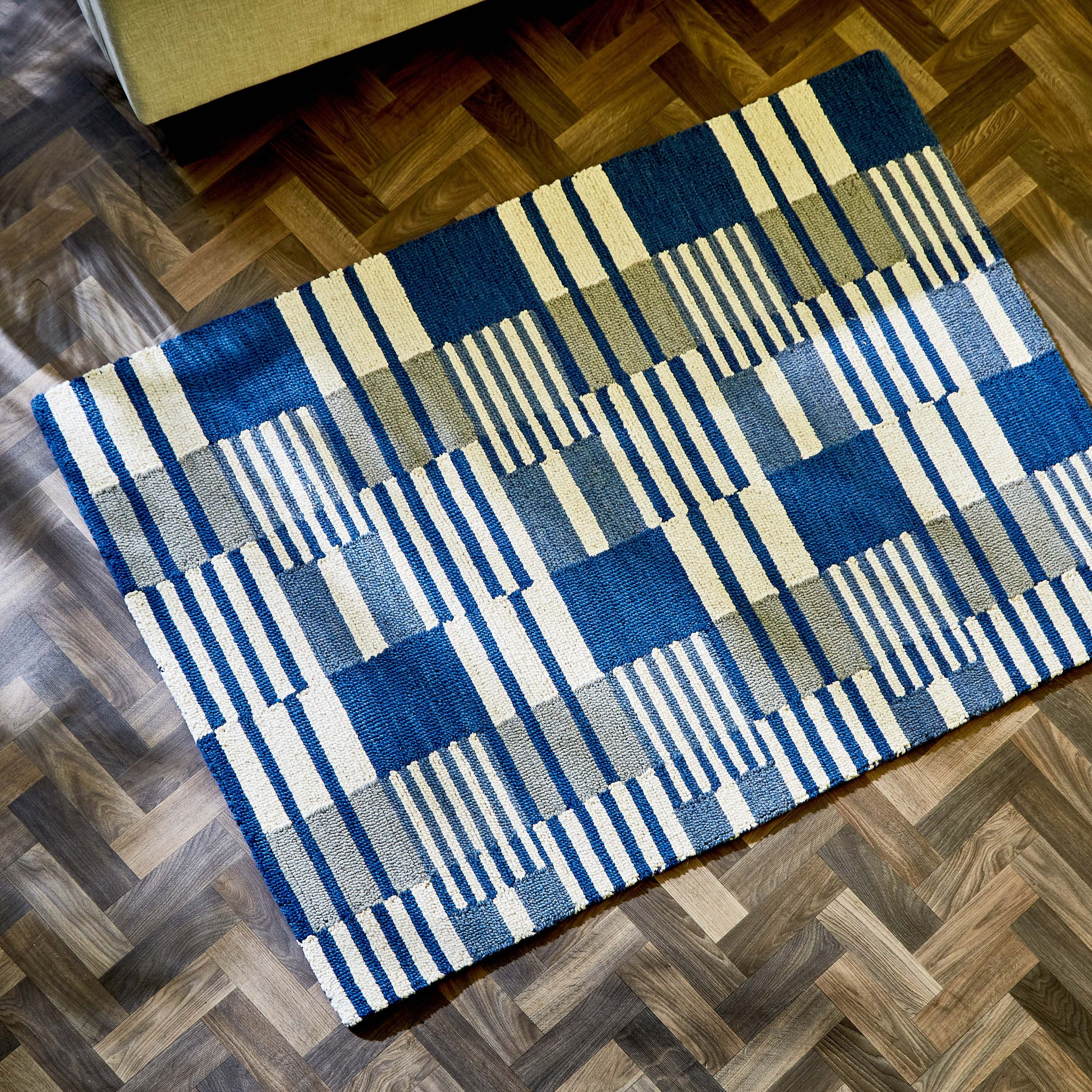 سجادة صوف معنقدة يدويًا من لايجون - 120x170 سم-hbxdecorandfurnishings-floorcoverings-rugs-image-1