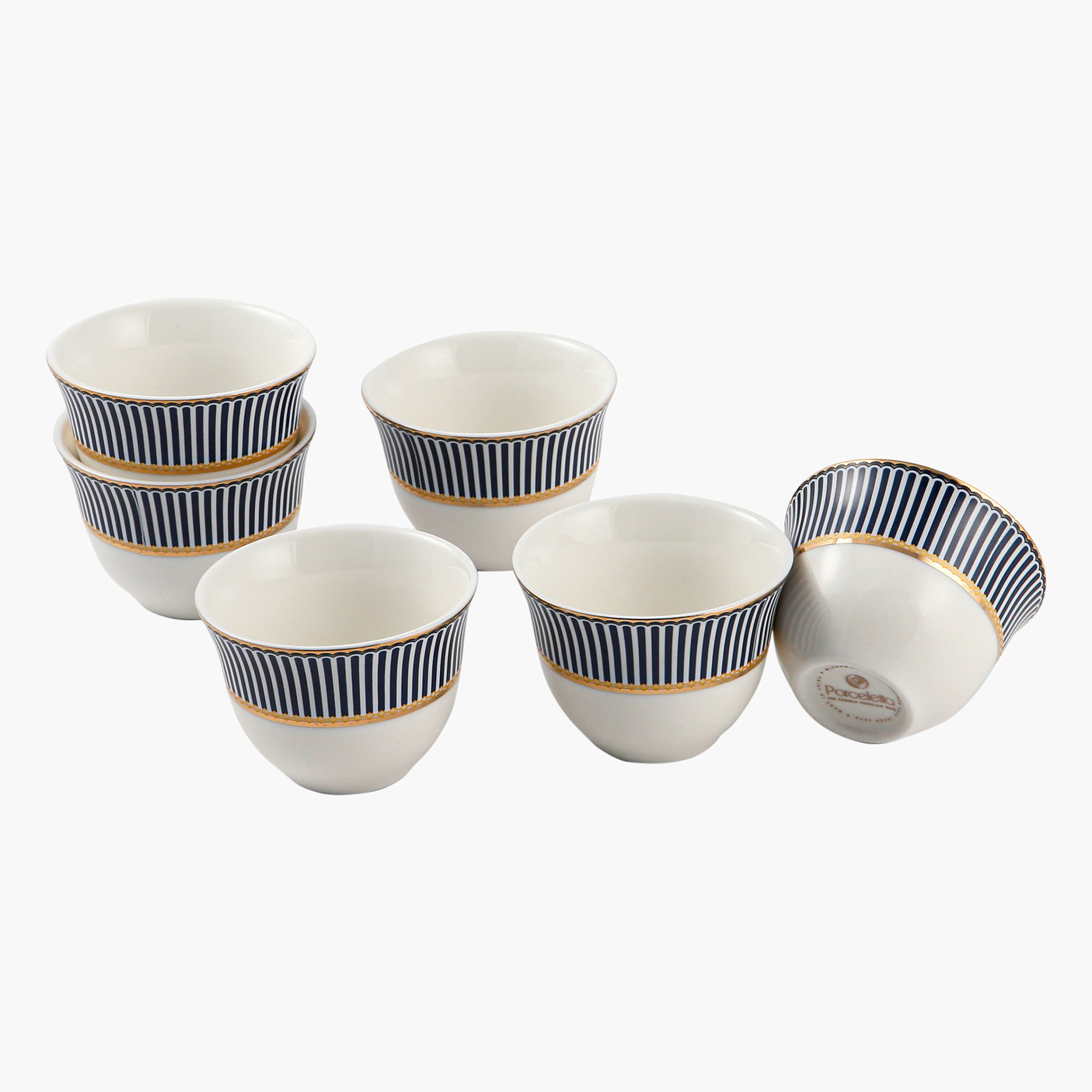 طقم فناجين قهوة بطبعات 6 قطع - 70 مل من تريندي-hbxhomeware-hbxkitchen-image-1
