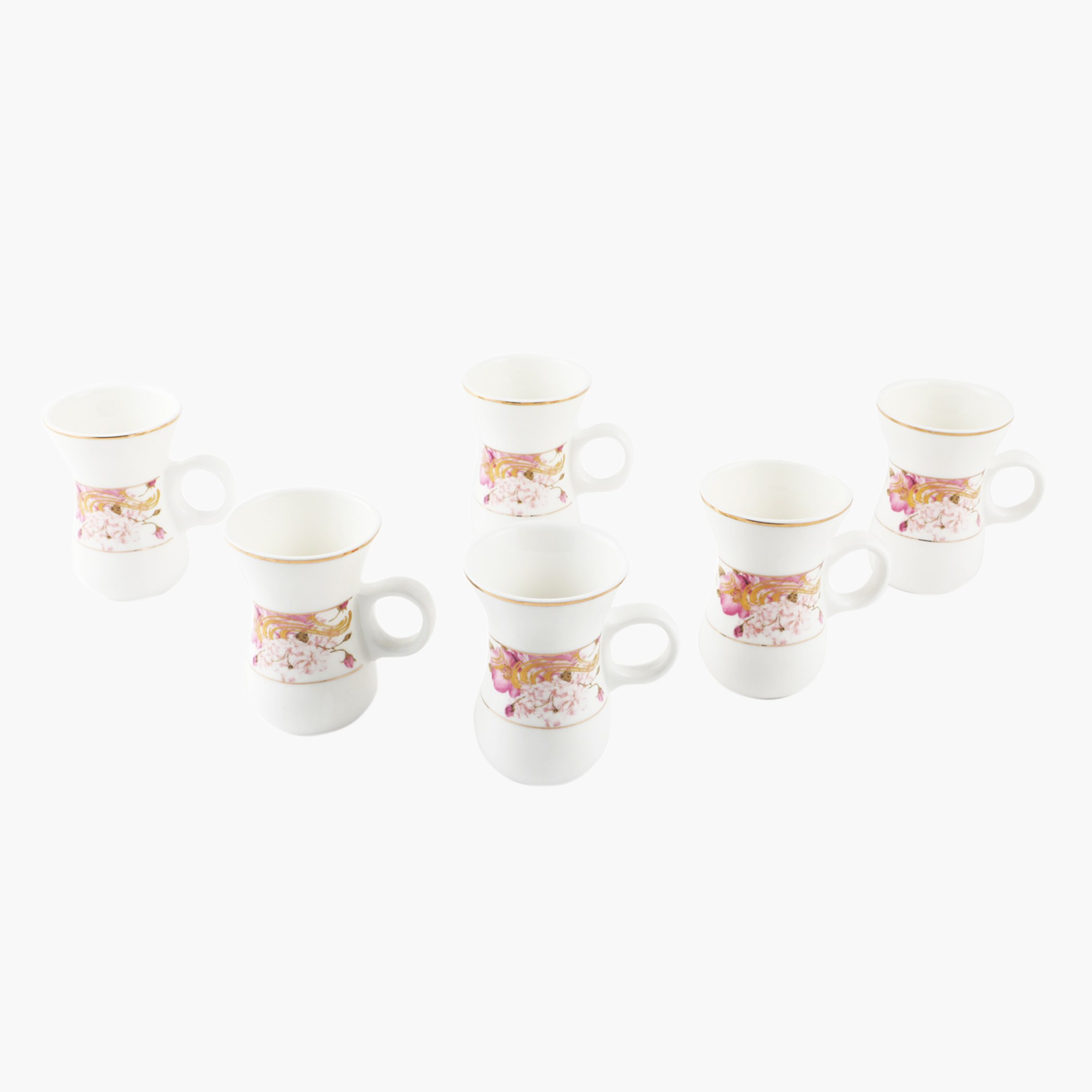 طقم فناجين قهوة بطبعات 6 قطع من تريندي - 100 مل-hbxhomeware-hbxkitchen-image-3